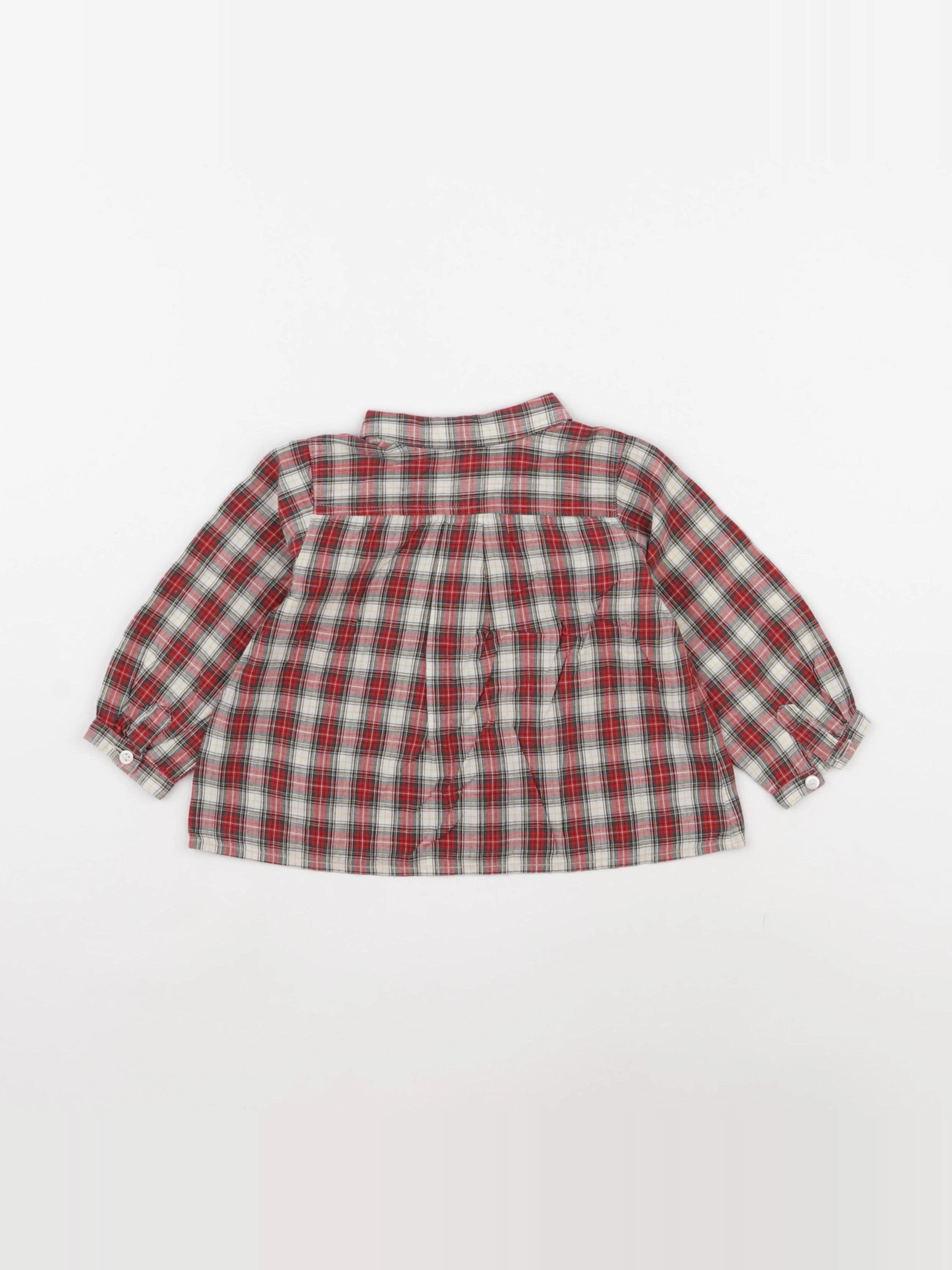 Bonpoint - chemise multicolore - 12 mois