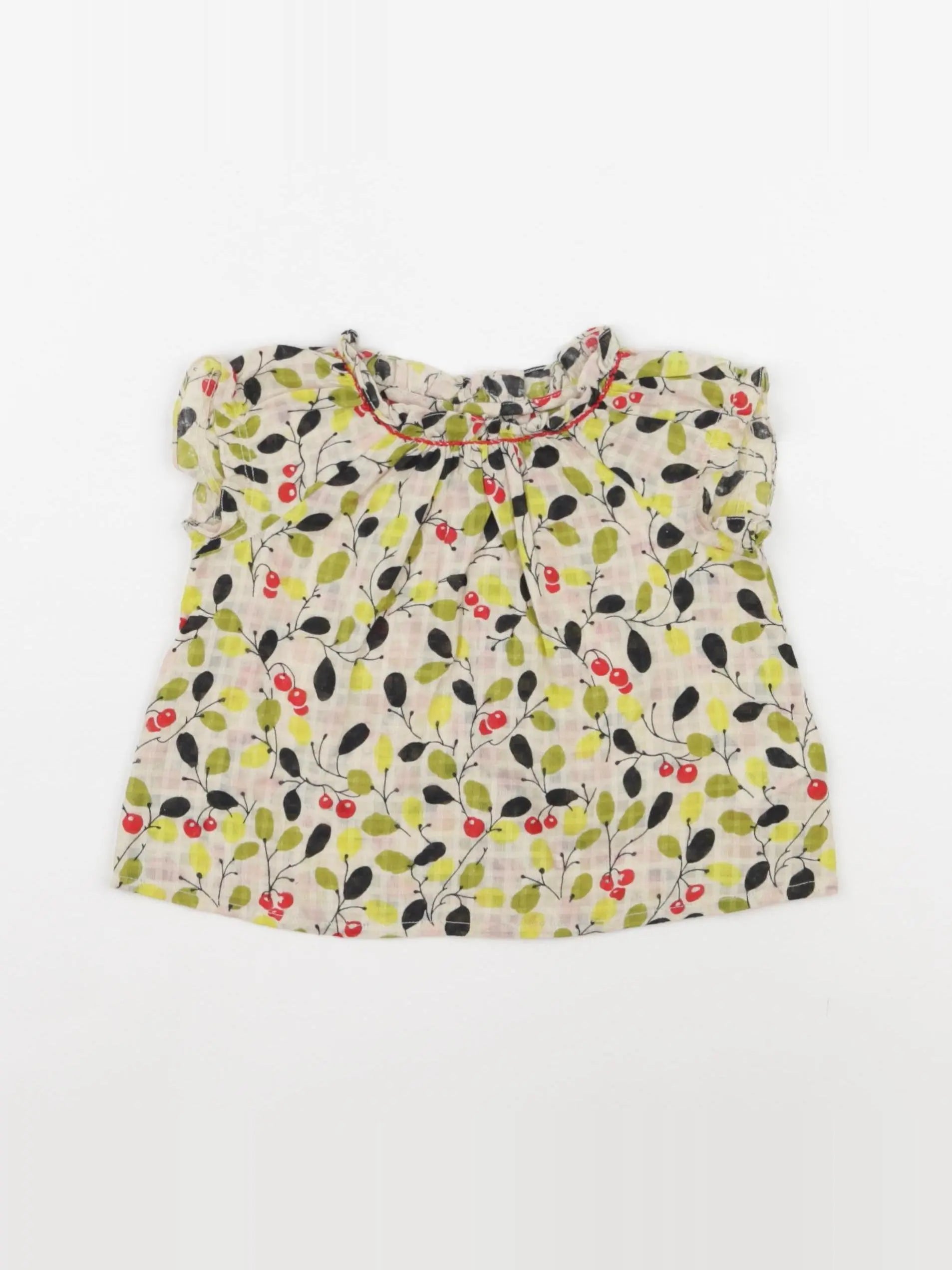 Bonpoint - blouse multicolore - 12 mois