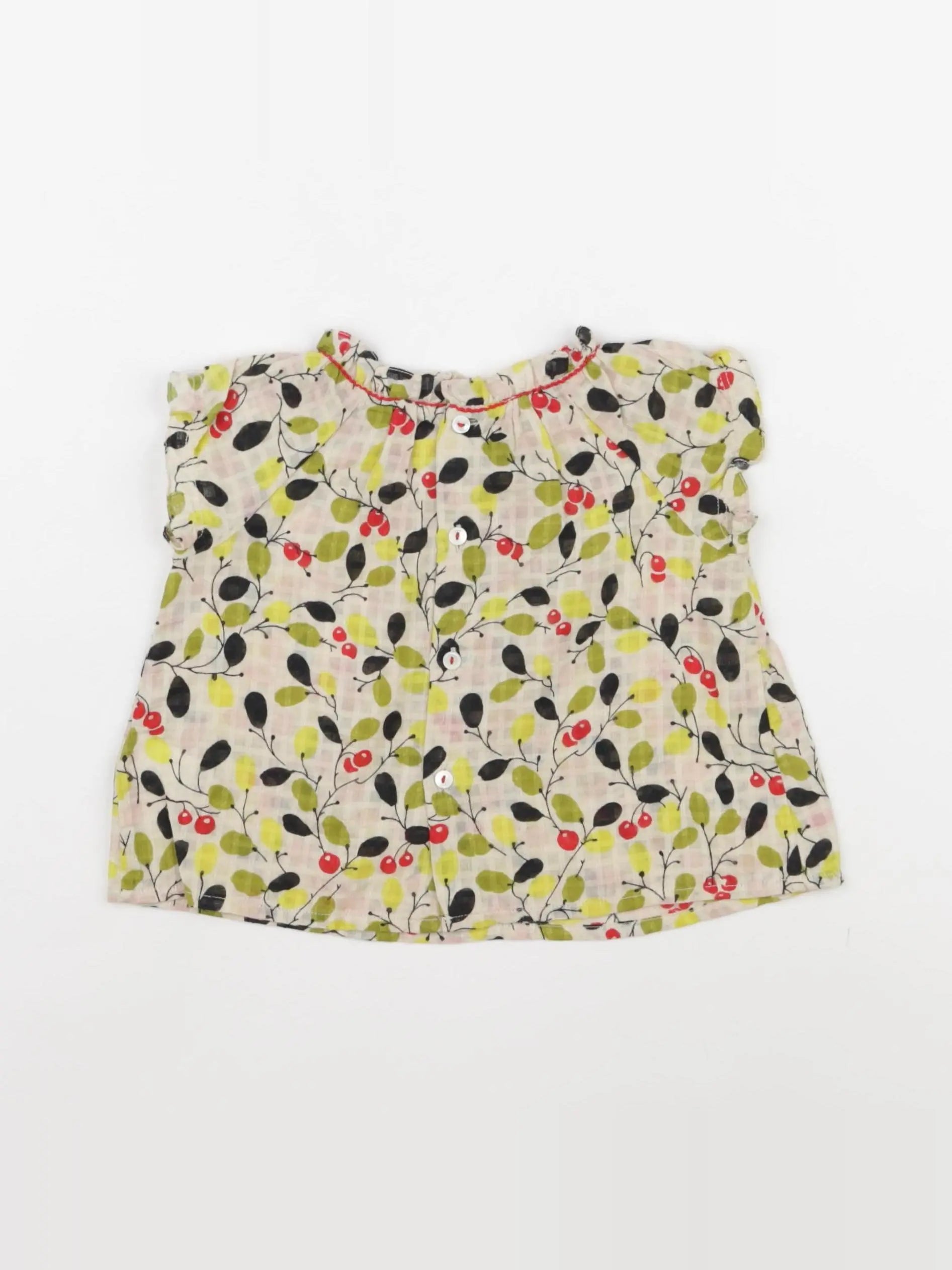 Bonpoint - blouse multicolore - 12 mois