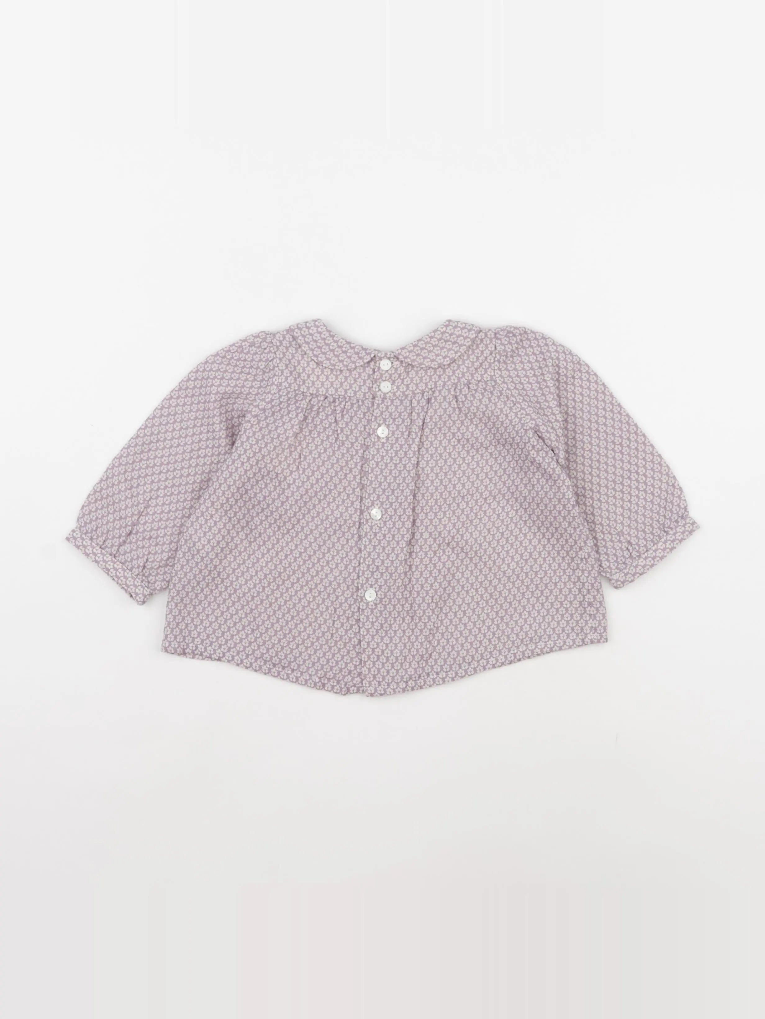 Bonpoint - blouse violet - 6 mois