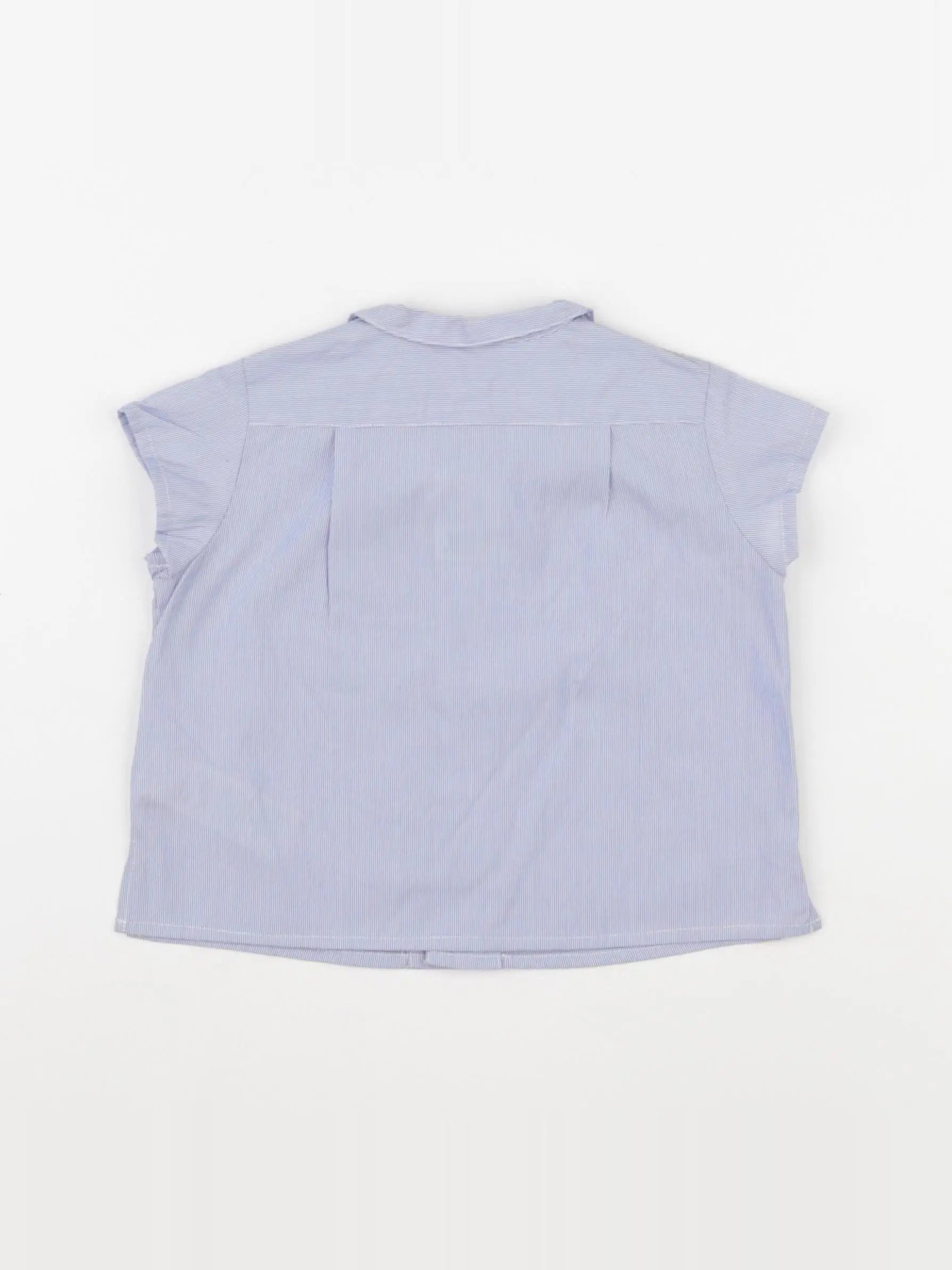 Bonpoint - blouse bleu, blanc - 6 mois