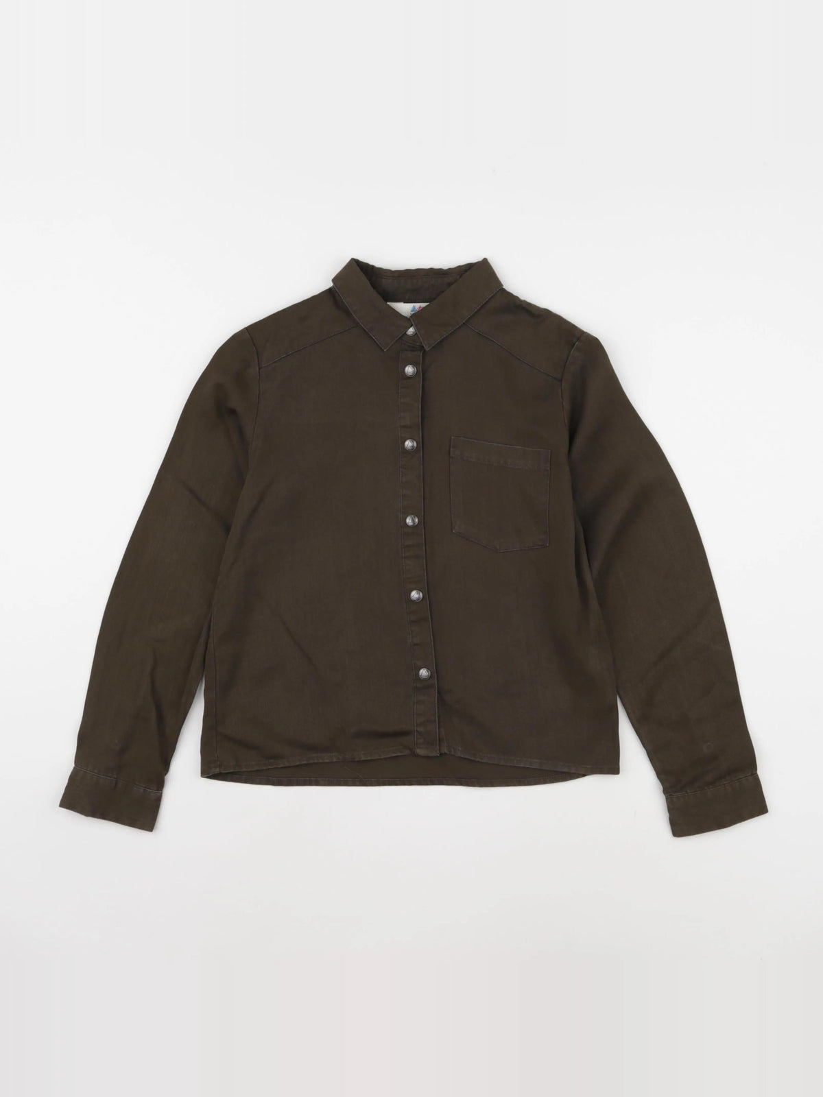 Little Eleven Paris - chemise vert - 10 ans