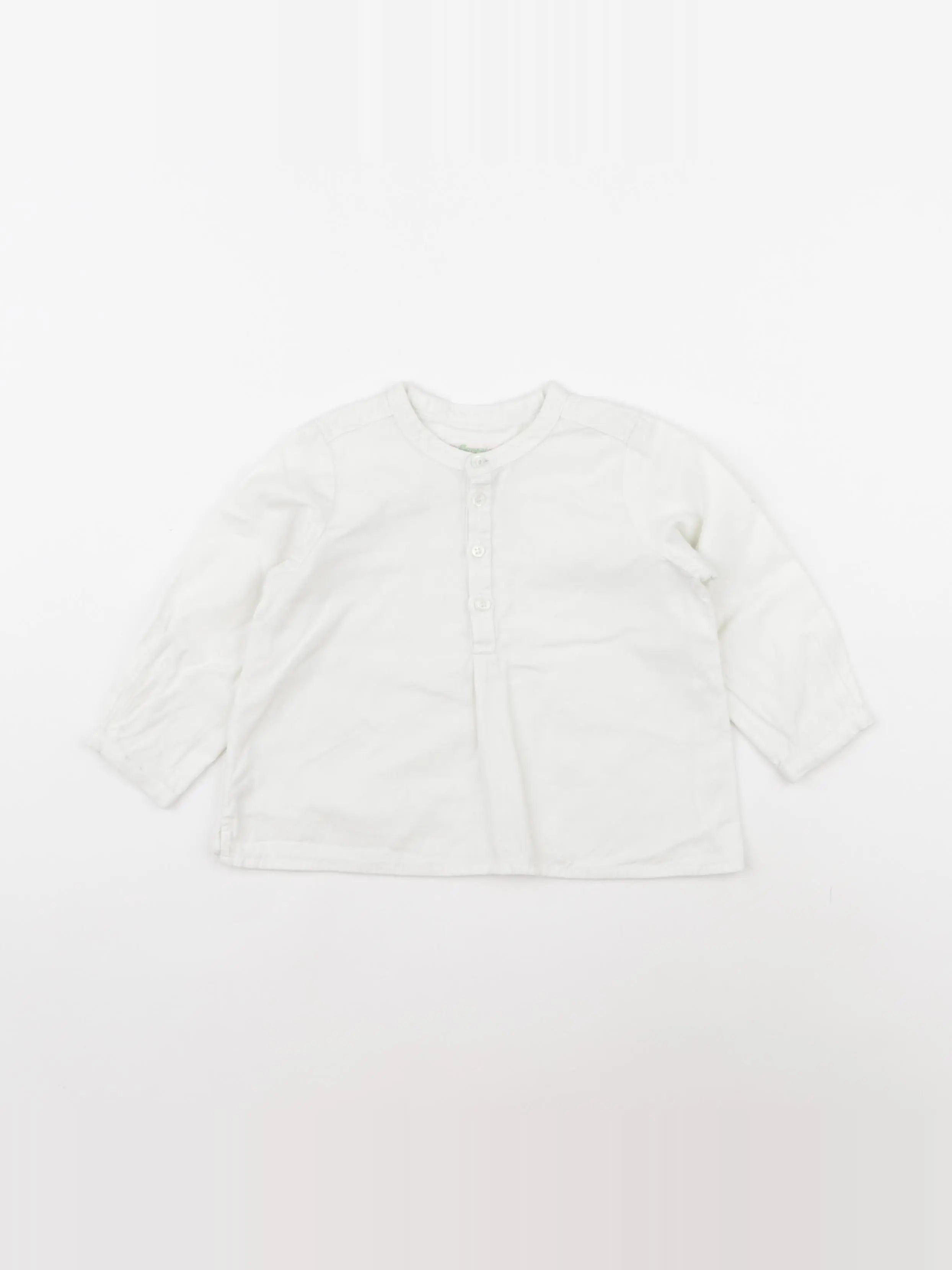 Bonpoint - blouse beige - 12 mois