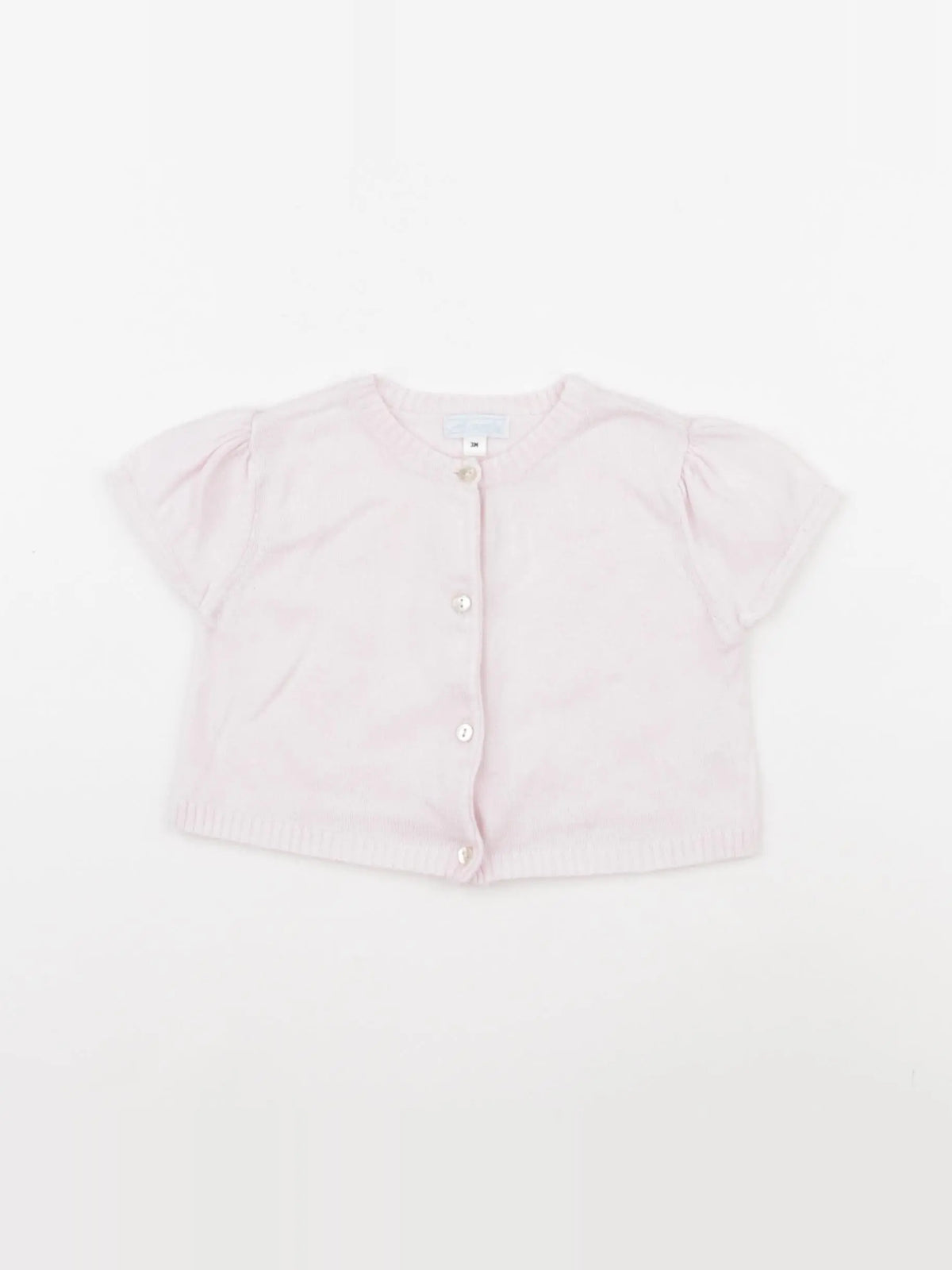 Acanthe - gilet rose - 3 mois