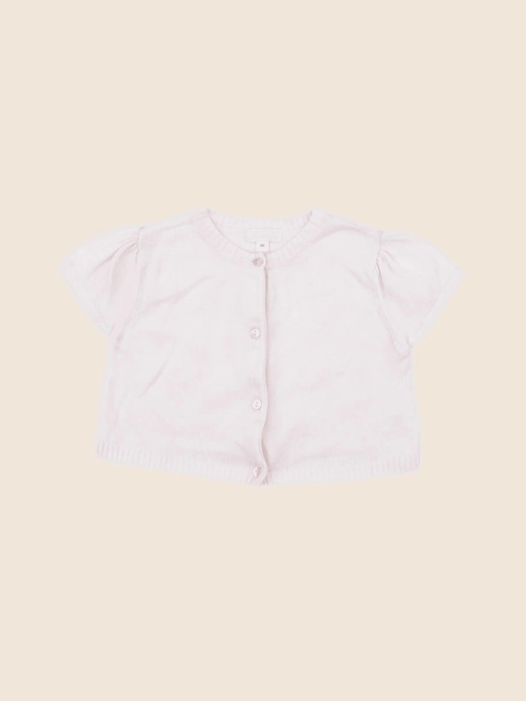 Acanthe - gilet rose - 3 mois