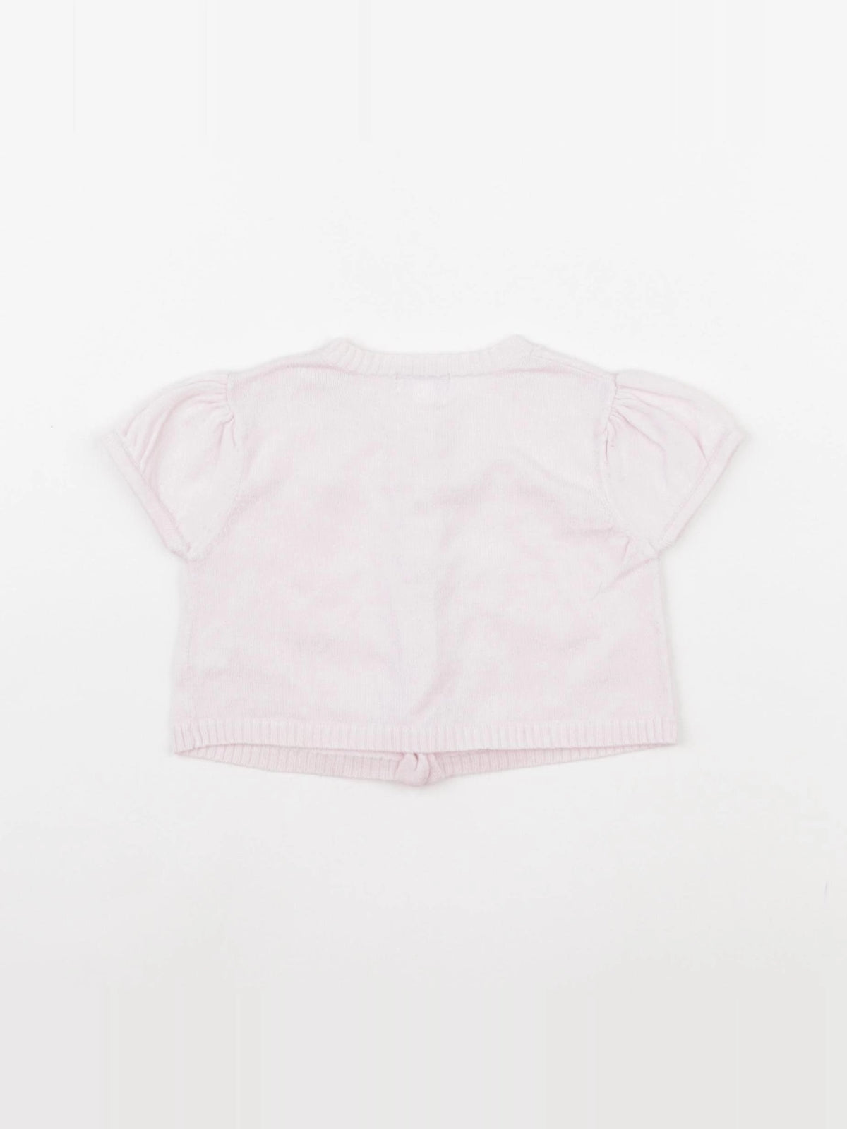 Acanthe - gilet rose - 3 mois