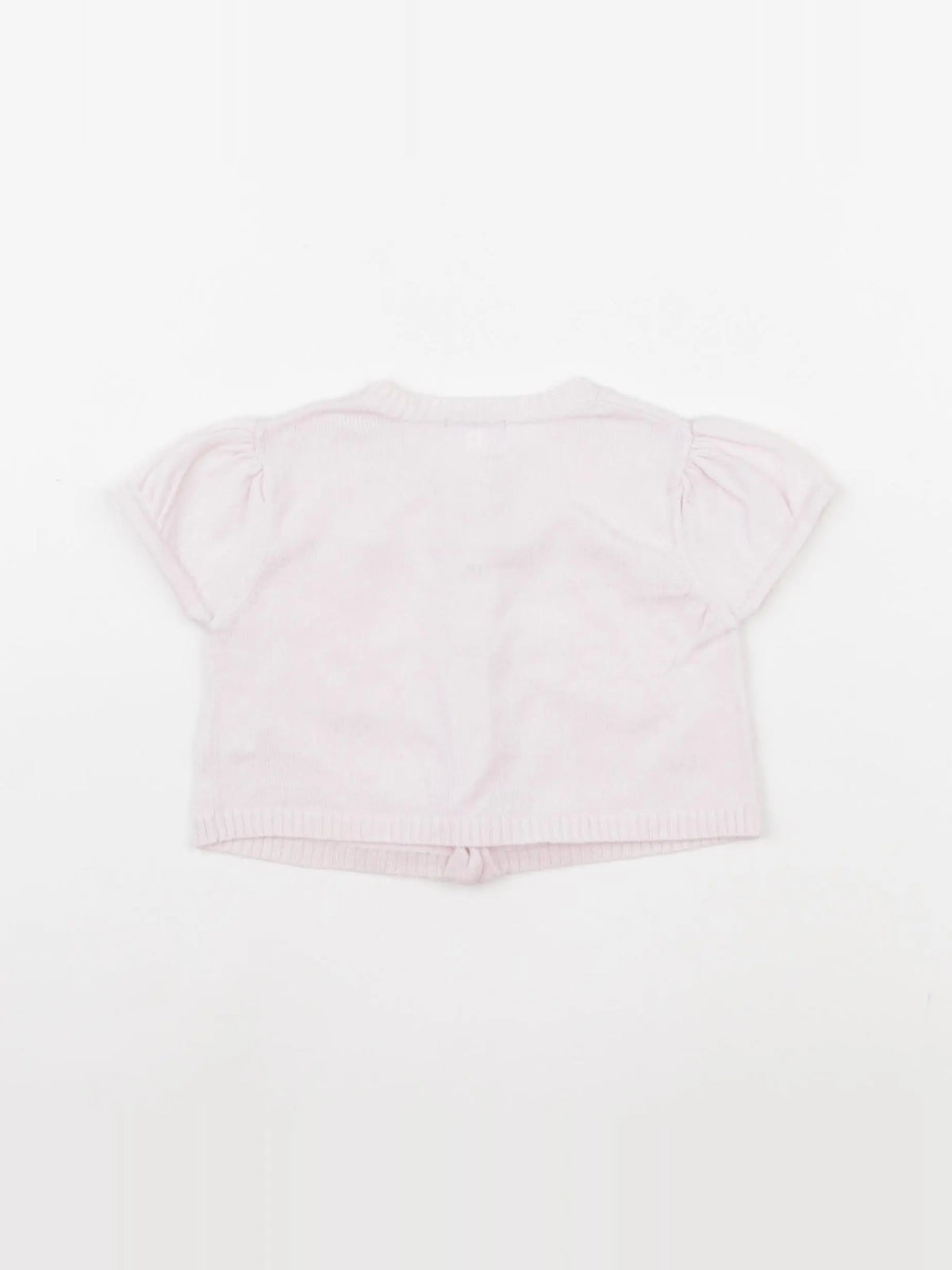 Acanthe - gilet rose - 3 mois