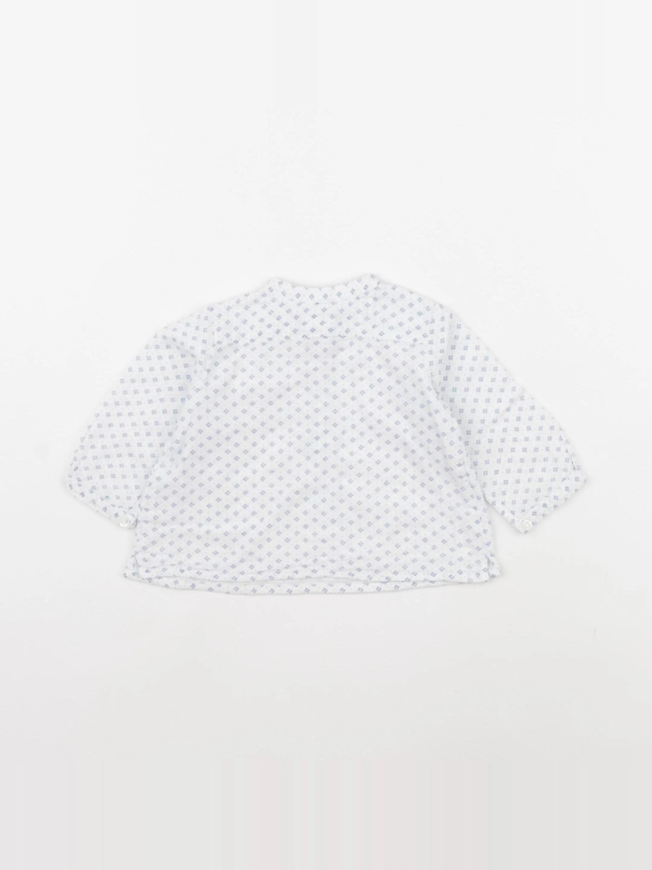 Bonpoint - blouse bleu, blanc - 3 mois