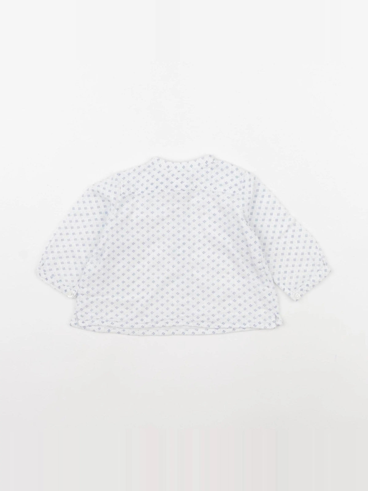 Bonpoint - blouse bleu, blanc - 3 mois