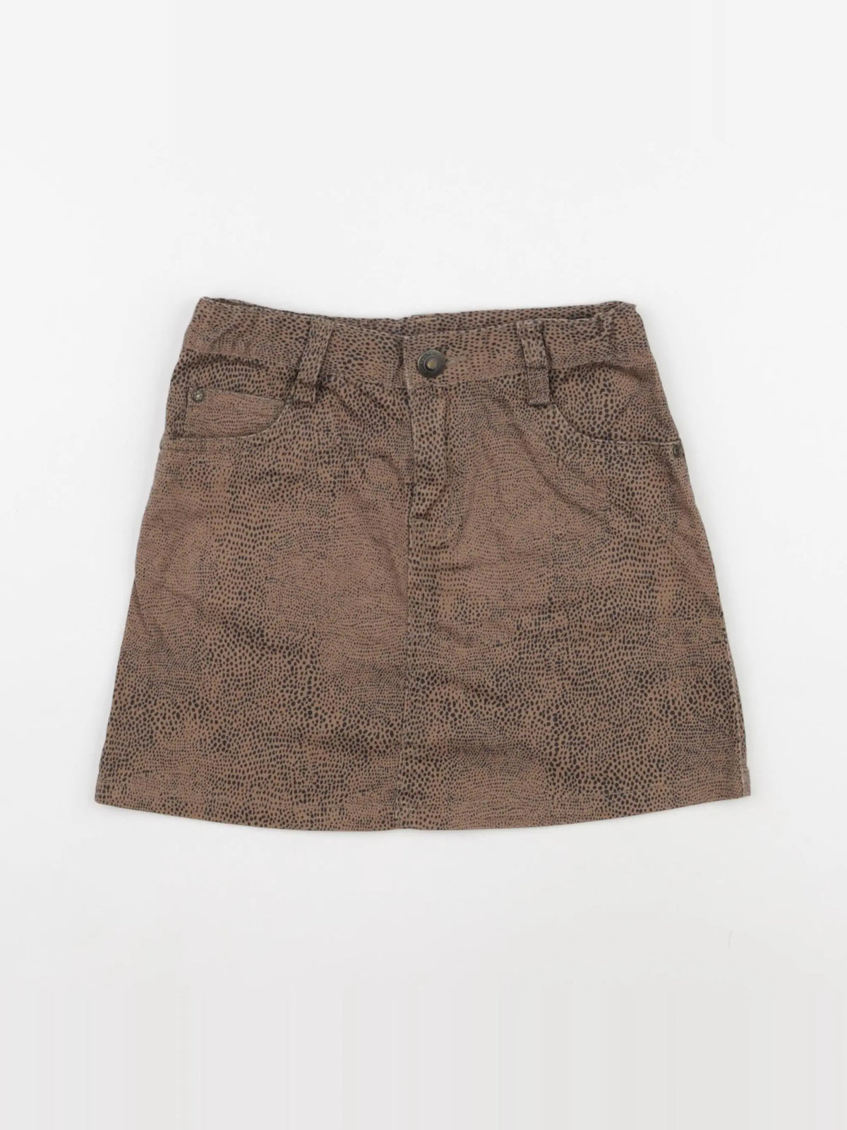 Little Karl Marc John - jupe marron, noir - 6 ans