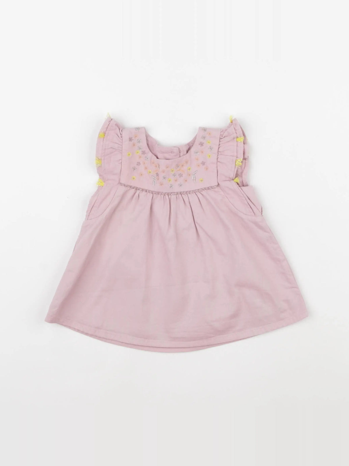 Tia Aina - blouse rose - 6 mois