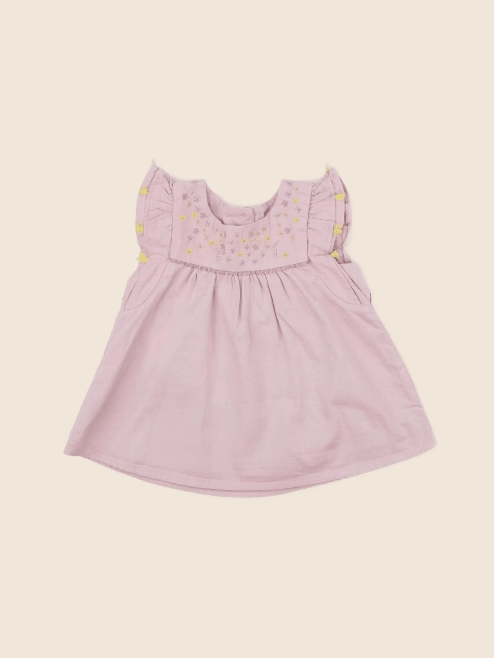 Tia Aina - blouse rose - 6 mois