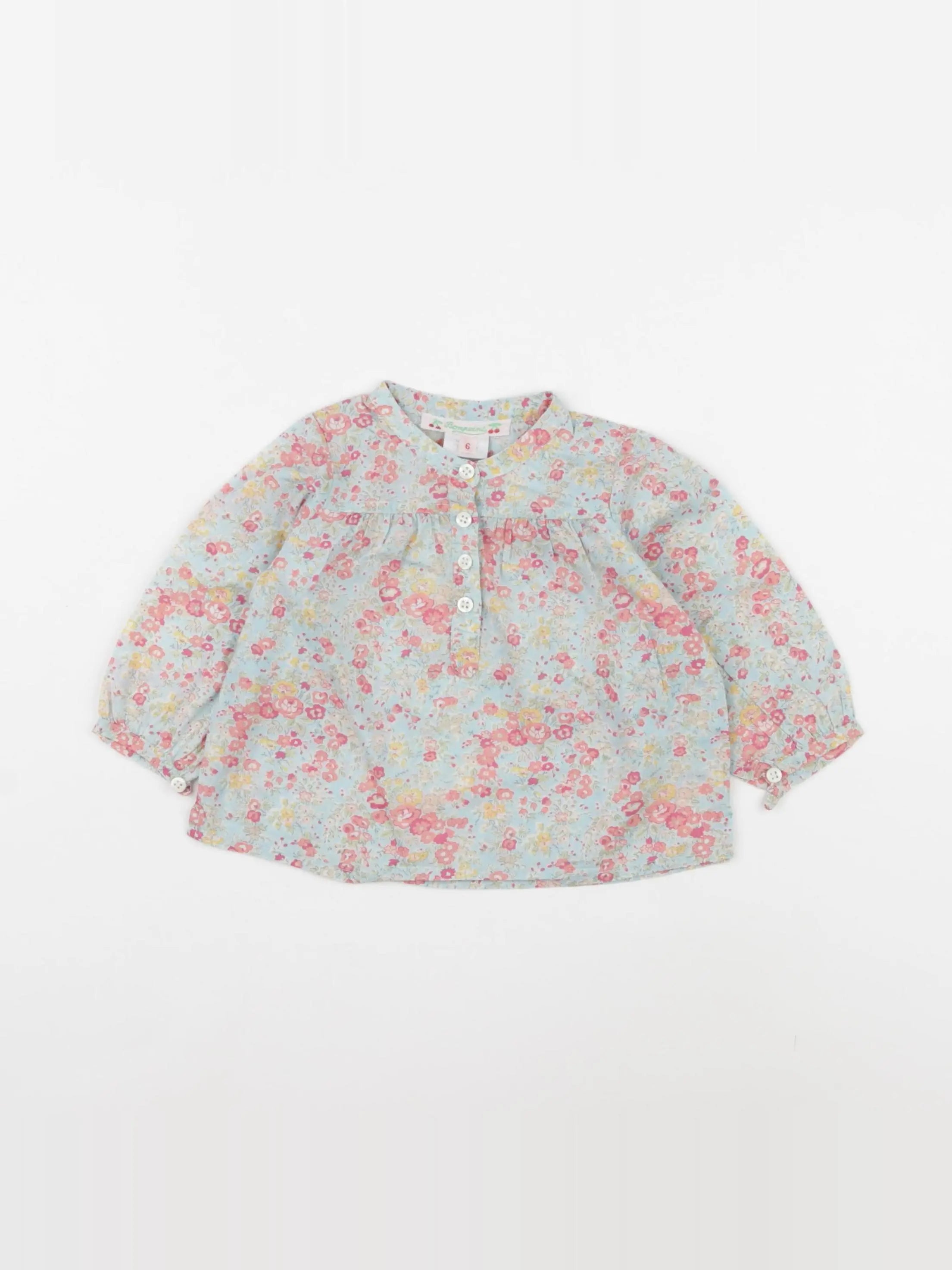 Bonpoint - blouse multicolore - 6 mois