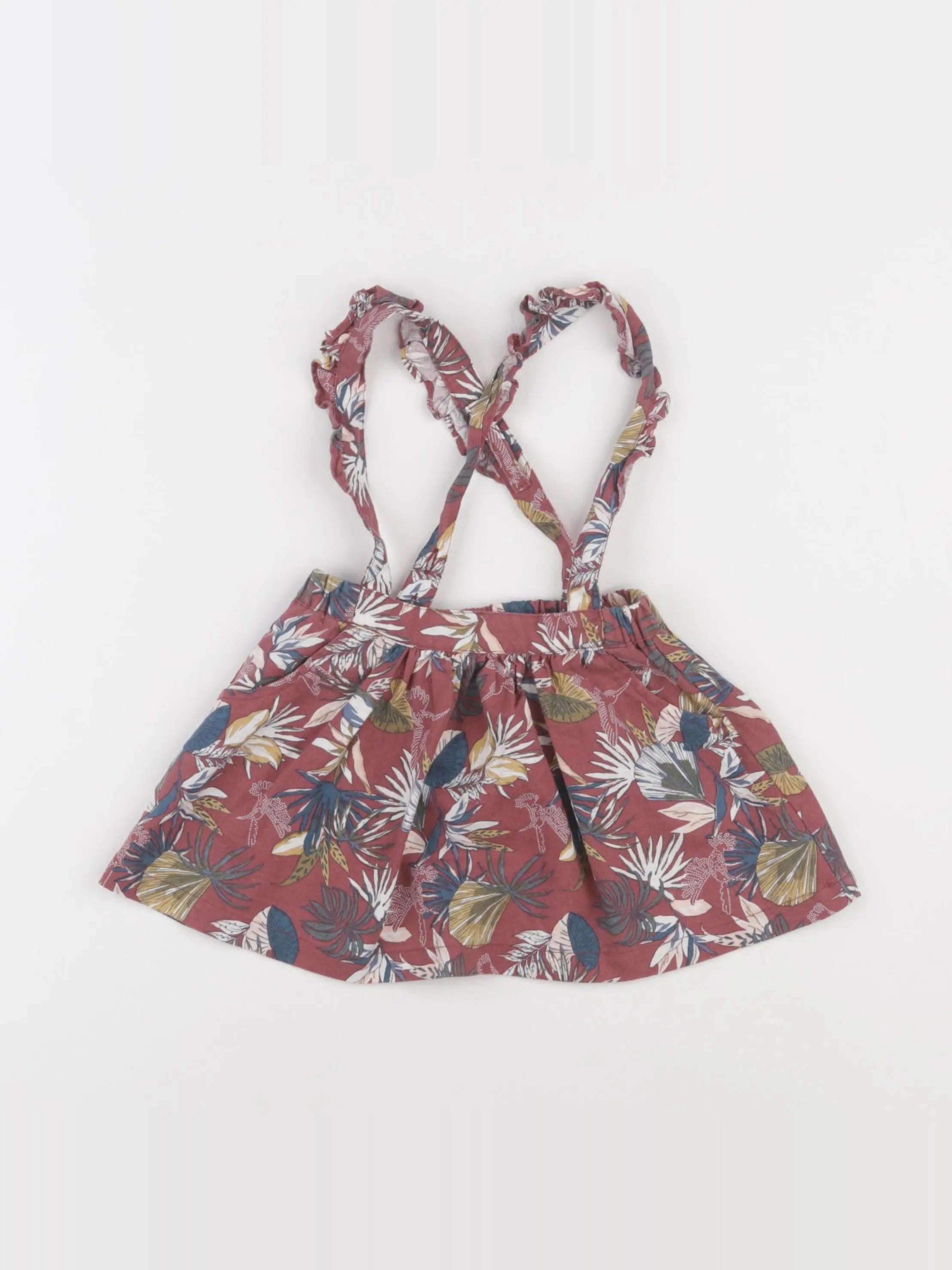 Vertbaudet - jupe rouge - 12 mois