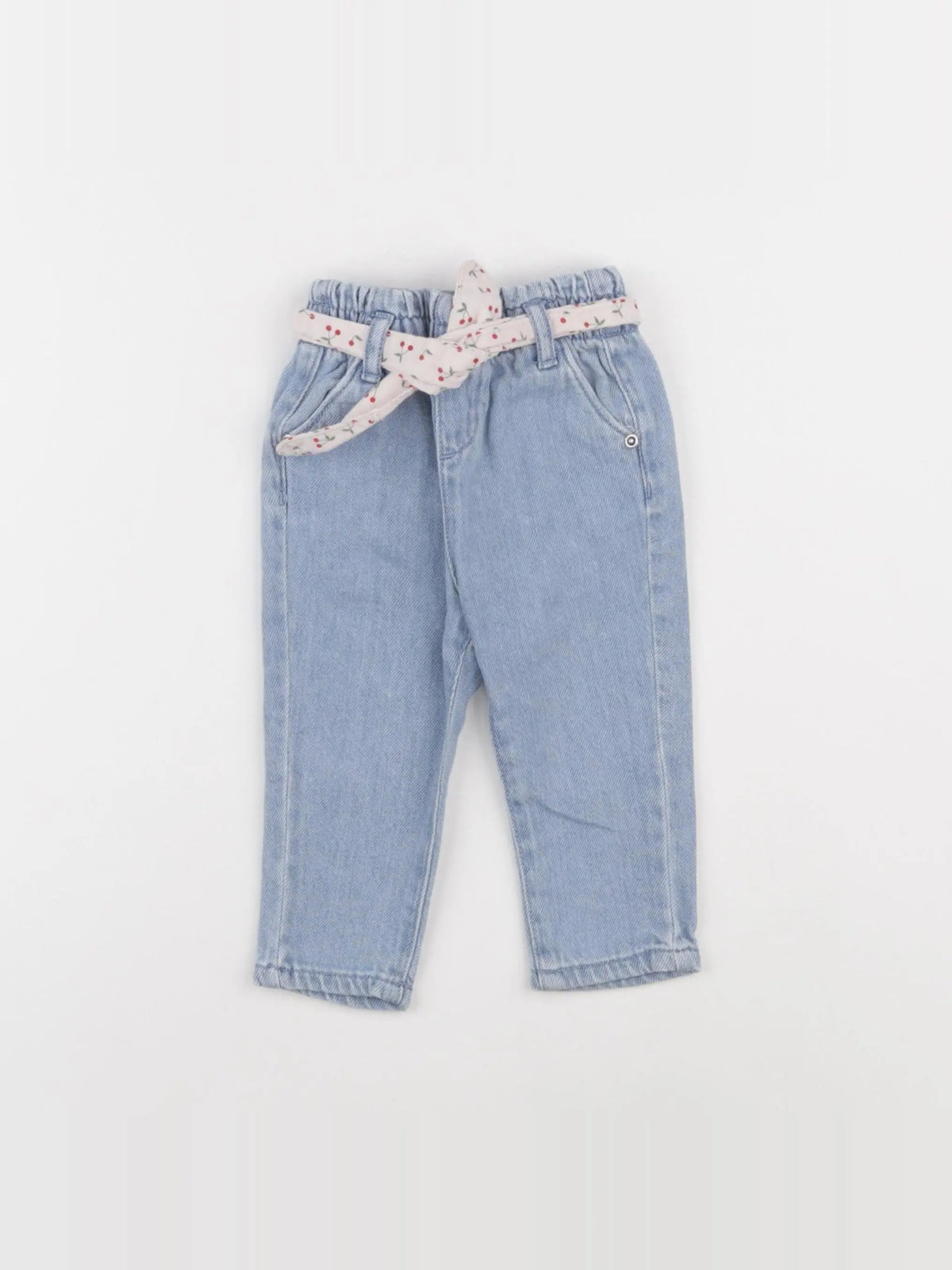 Vertbaudet - pantalon bleu - 6 mois