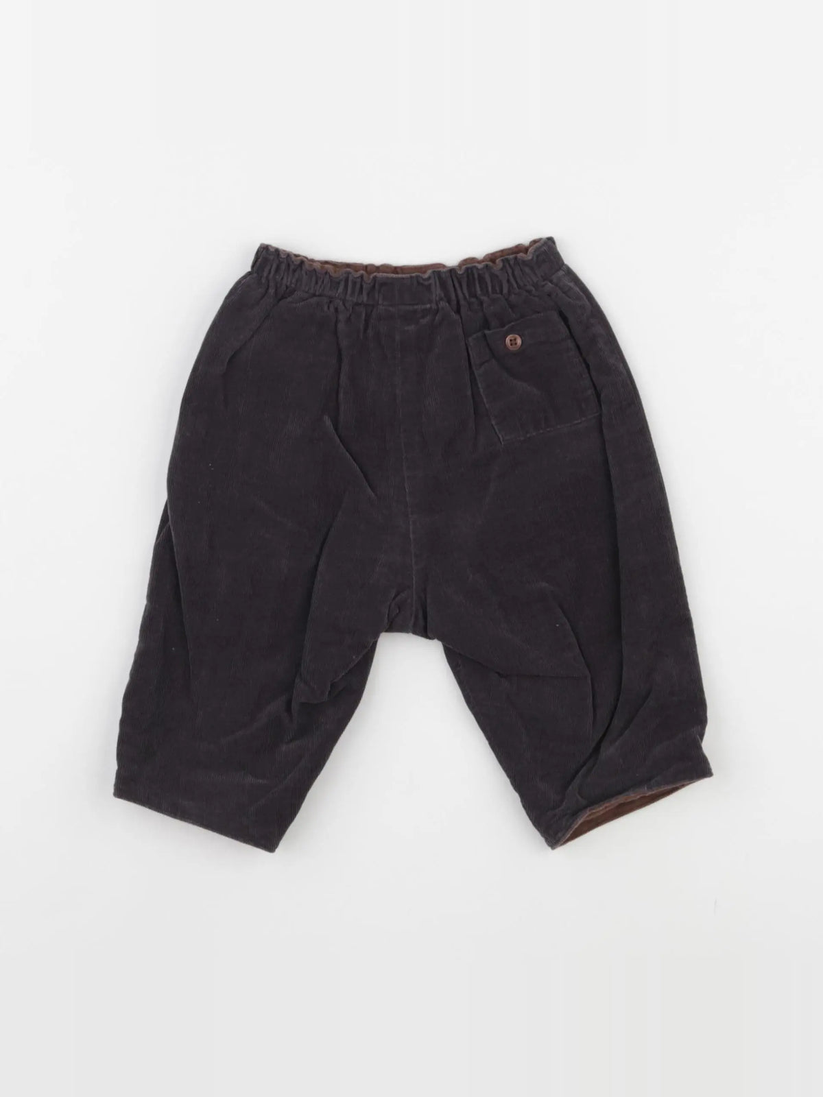 Bonpoint - sarouel doublé gris - 6 mois