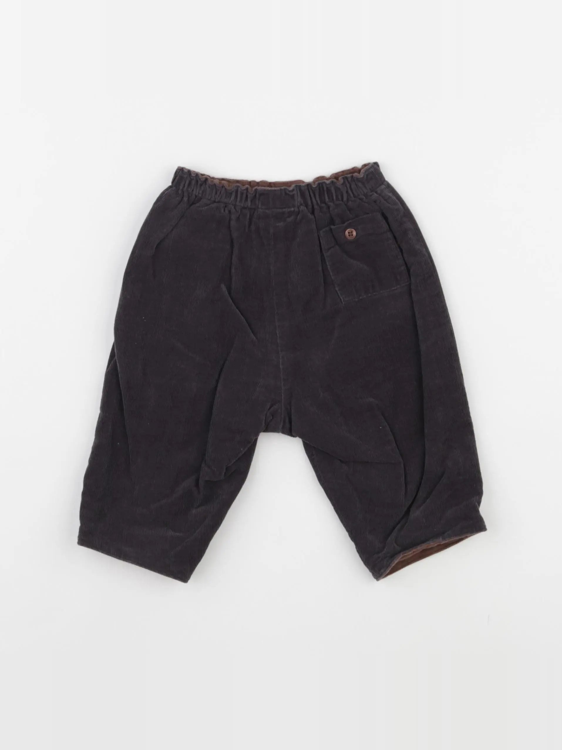 Bonpoint - sarouel doublé gris - 6 mois