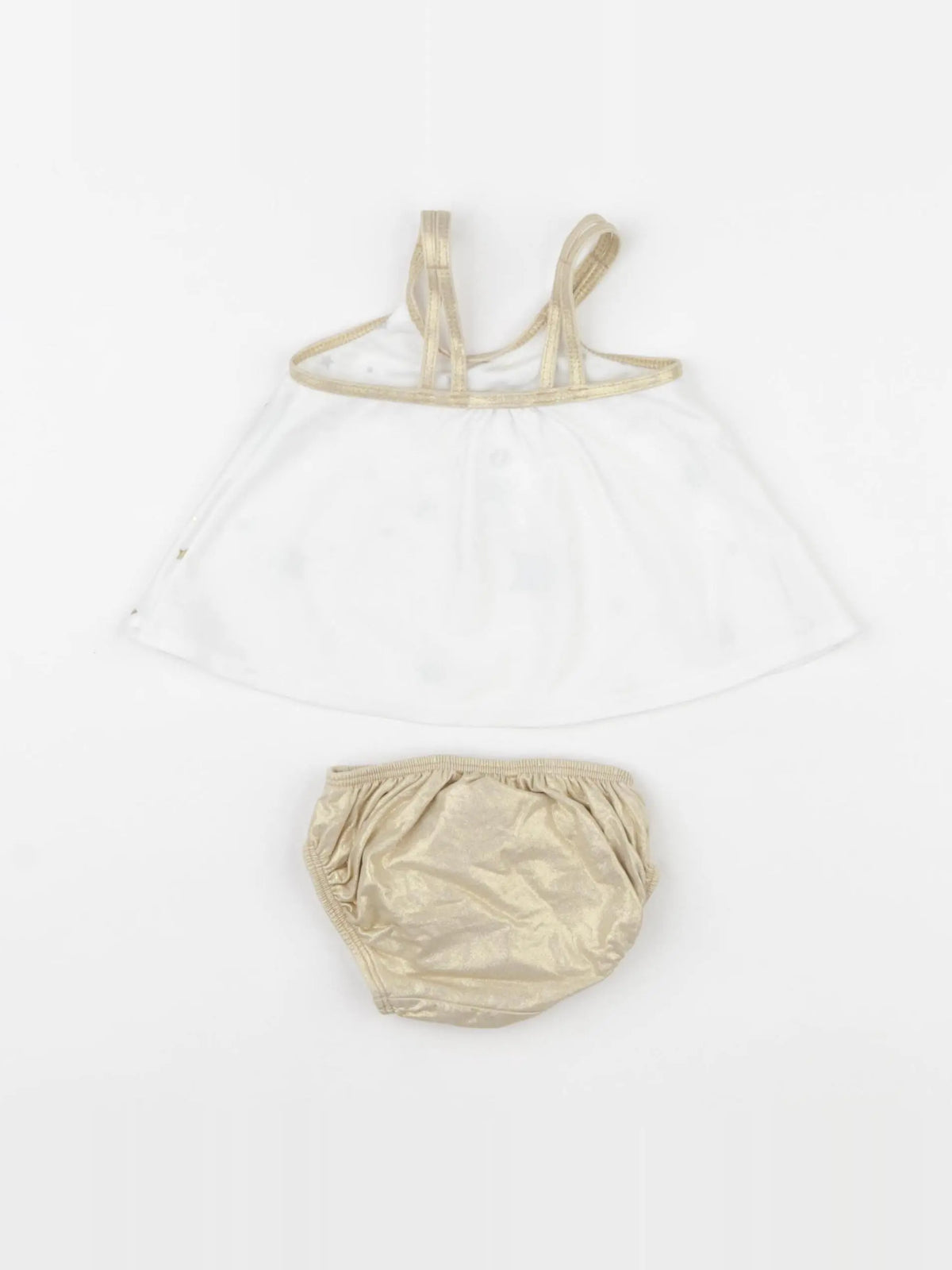 Little marc jacobs - maillot de bain blanc, or - 3 mois