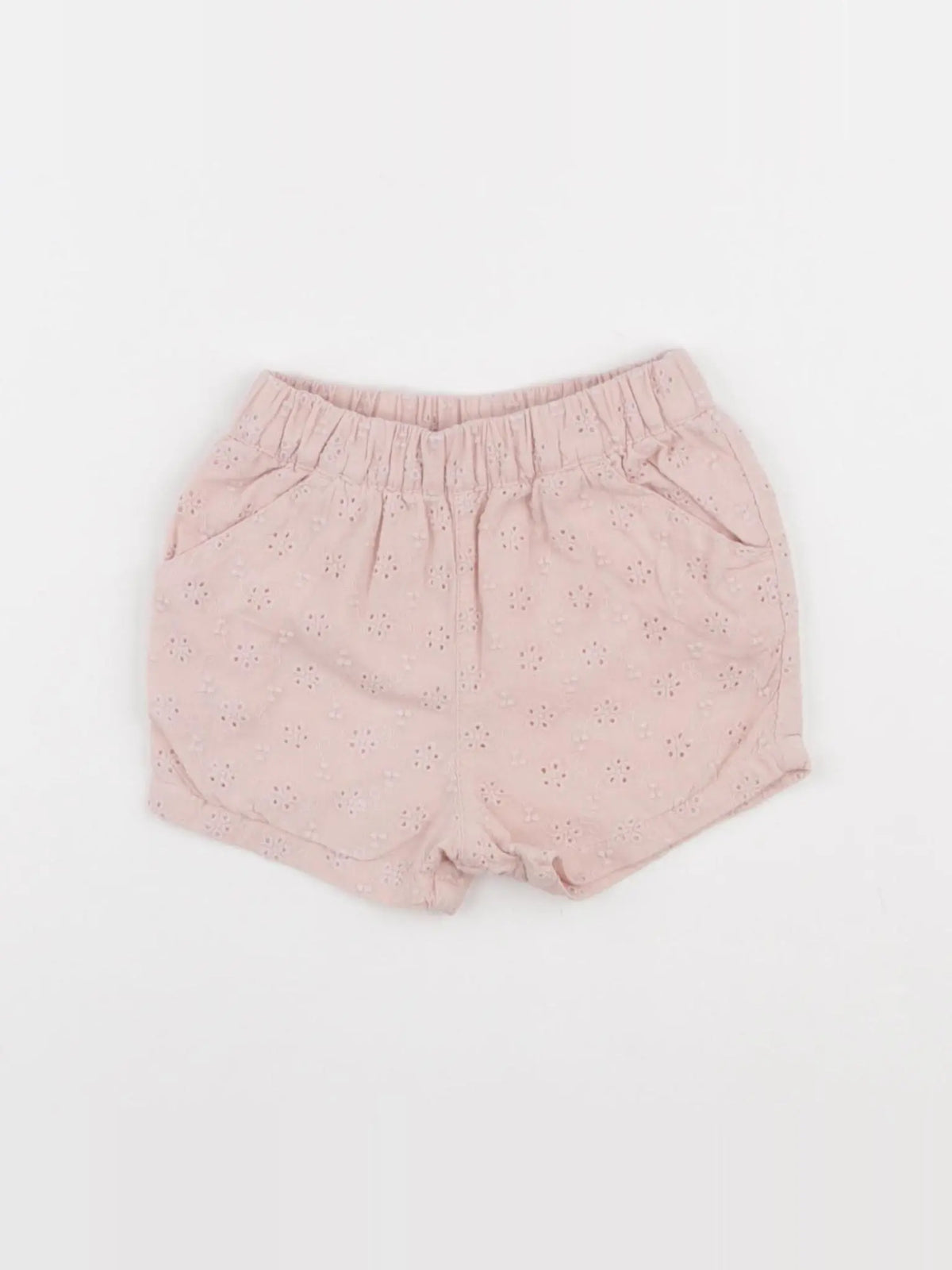 Petit Bateau - short rose - 6 mois