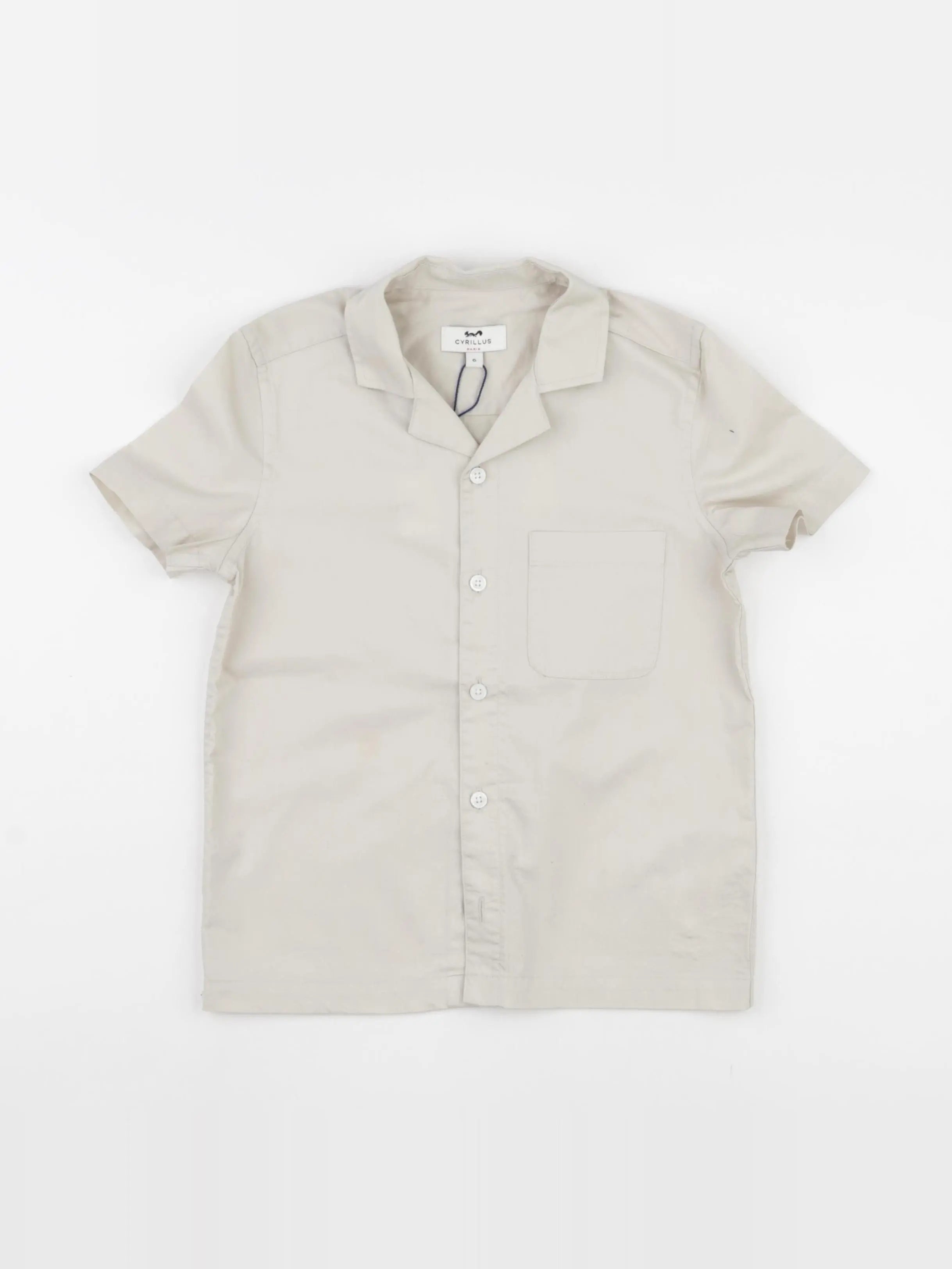 Cyrillus - chemise beige - 6 ans
