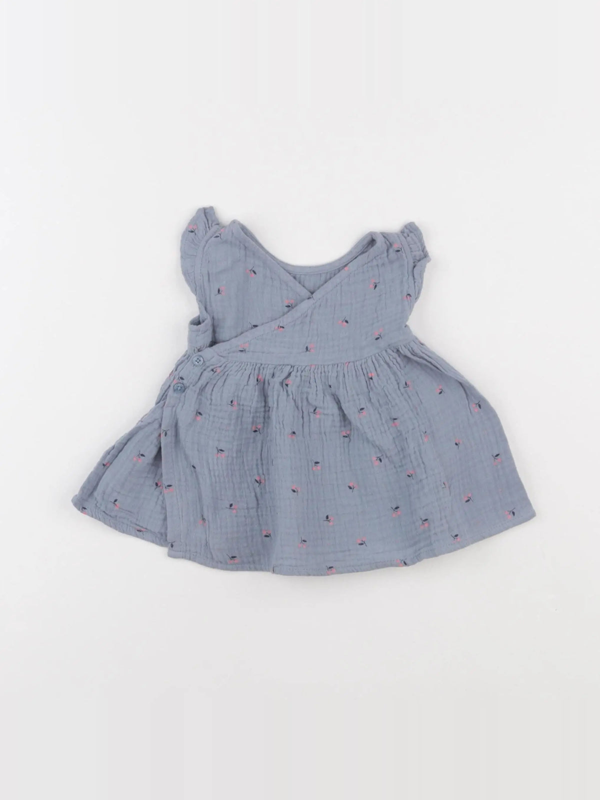 Vertbaudet - robe gris - 1 mois