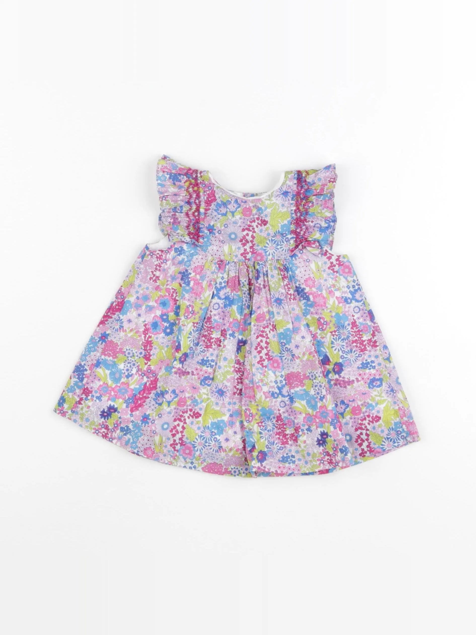 Jacadi - robe liberty multicolore - 3 mois