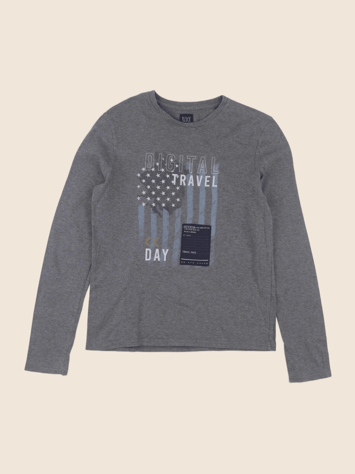 IKKS - tee-shirt gris - 14 ans