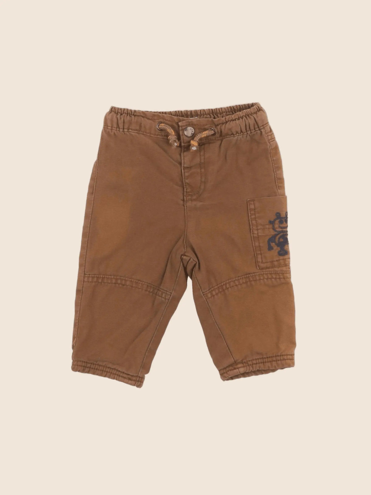 DPAM - pantalon marron - 6 mois