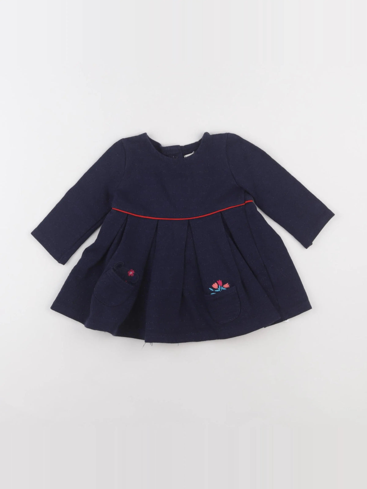 DPAM - robe bleu, argent - 12 mois