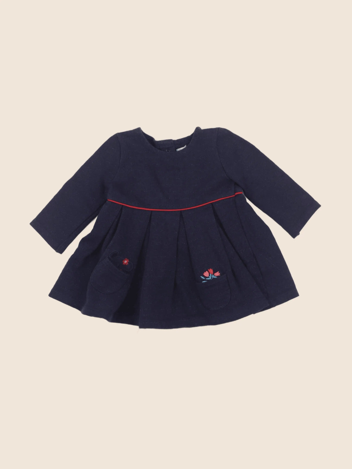 DPAM - robe bleu, argent - 12 mois