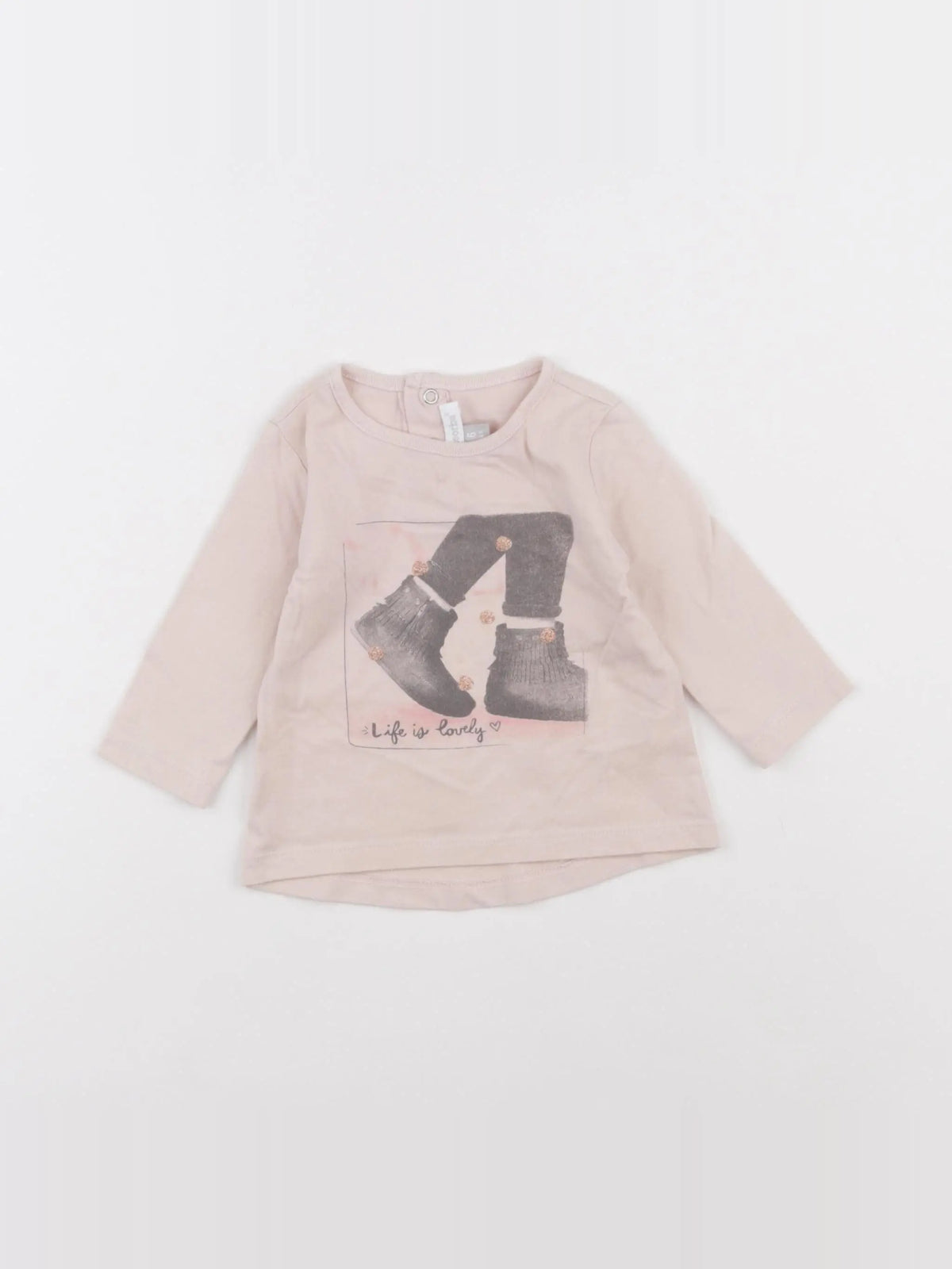 Absorba - tee-shirt rose - 6 mois