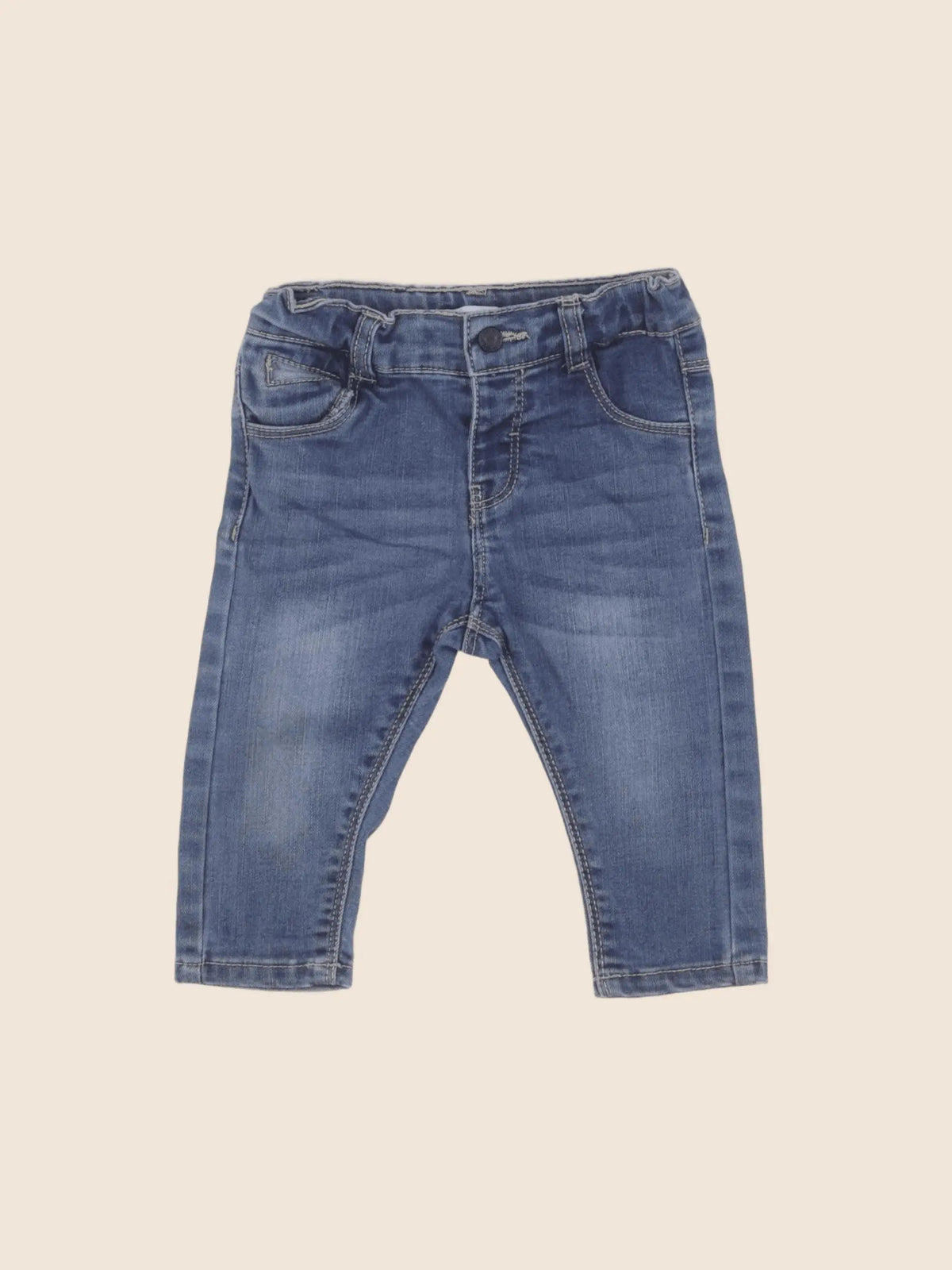 Obaïbi - jean bleu - 6 mois