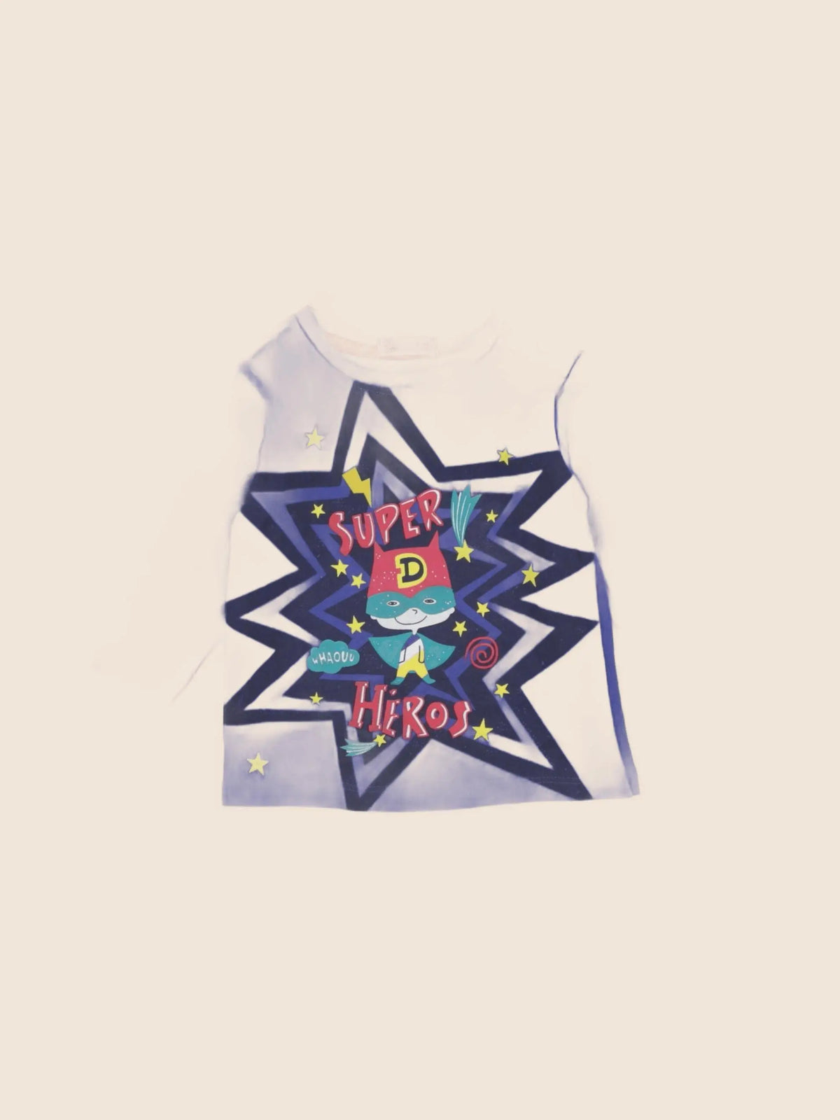 DPAM - tee-shirt bleu - 6 mois