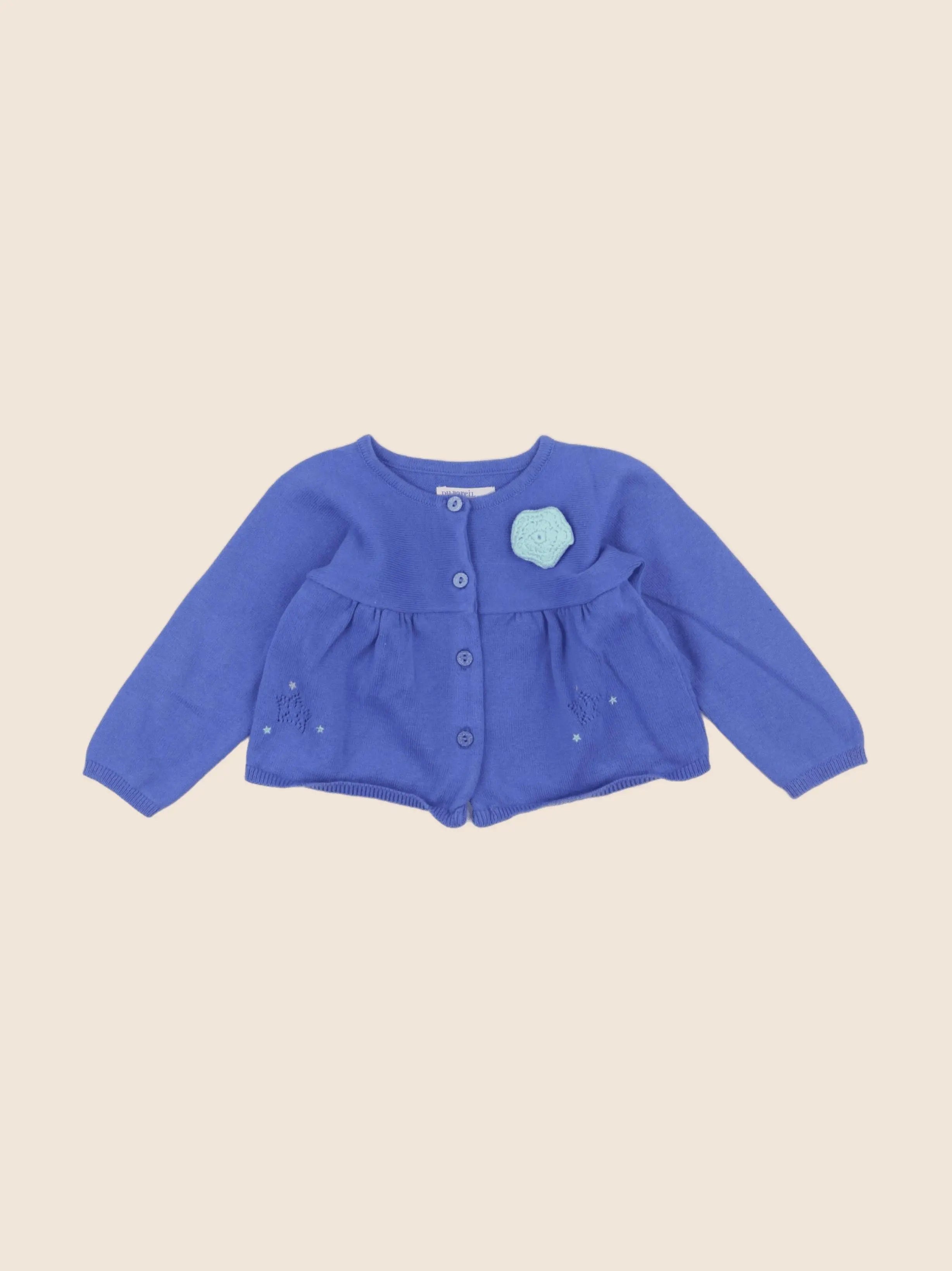 DPAM - gilet bleu - 6 mois