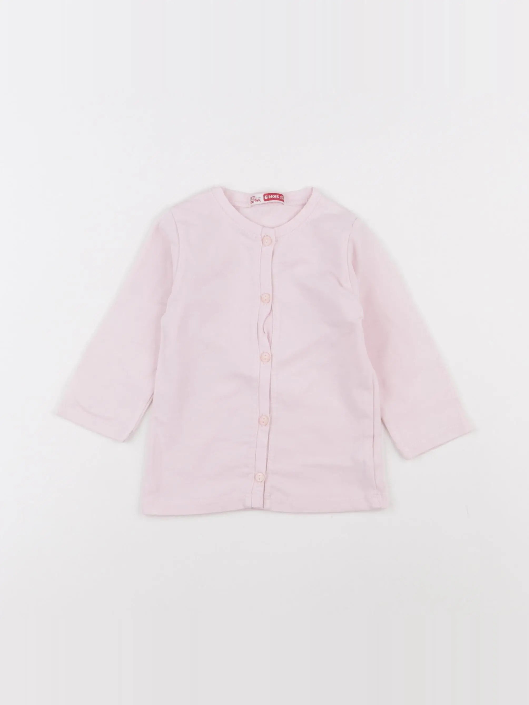 DPAM - tee-shirt rose - 6 mois