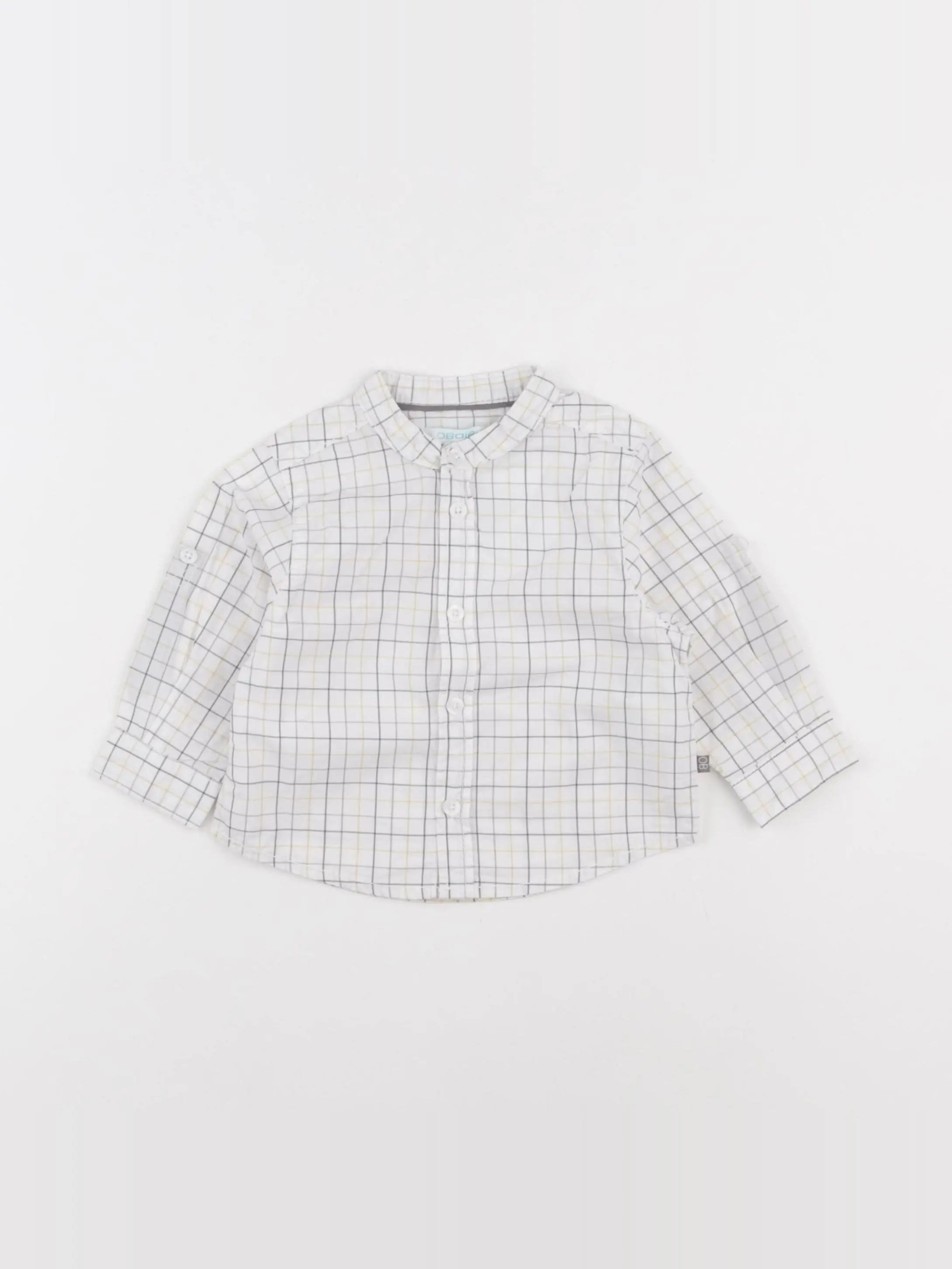 Obaïbi - chemise blanc - 6 mois