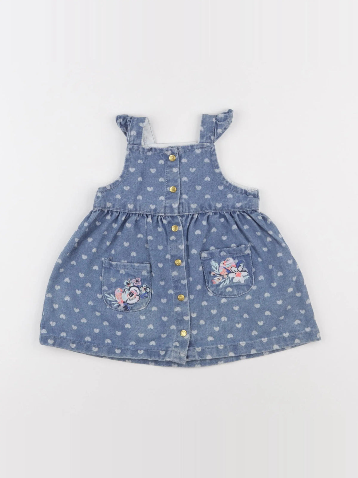 DPAM - robe bleu - 9 mois