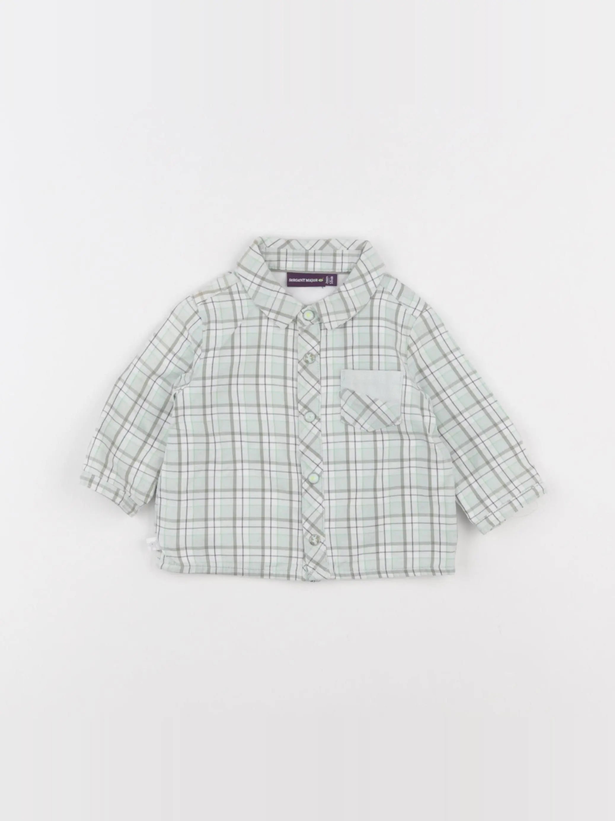 Sergent Major - chemise multicolore - 3 mois