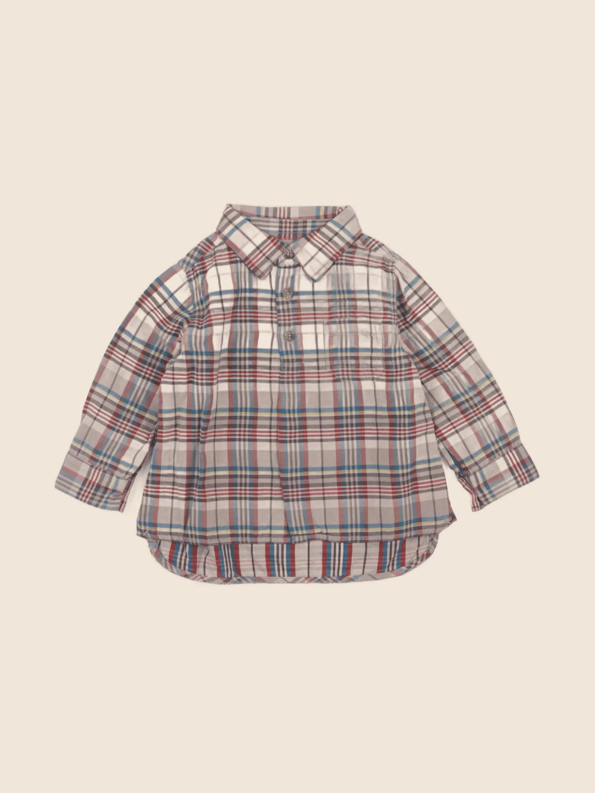 DPAM - chemise marron - 12 mois
