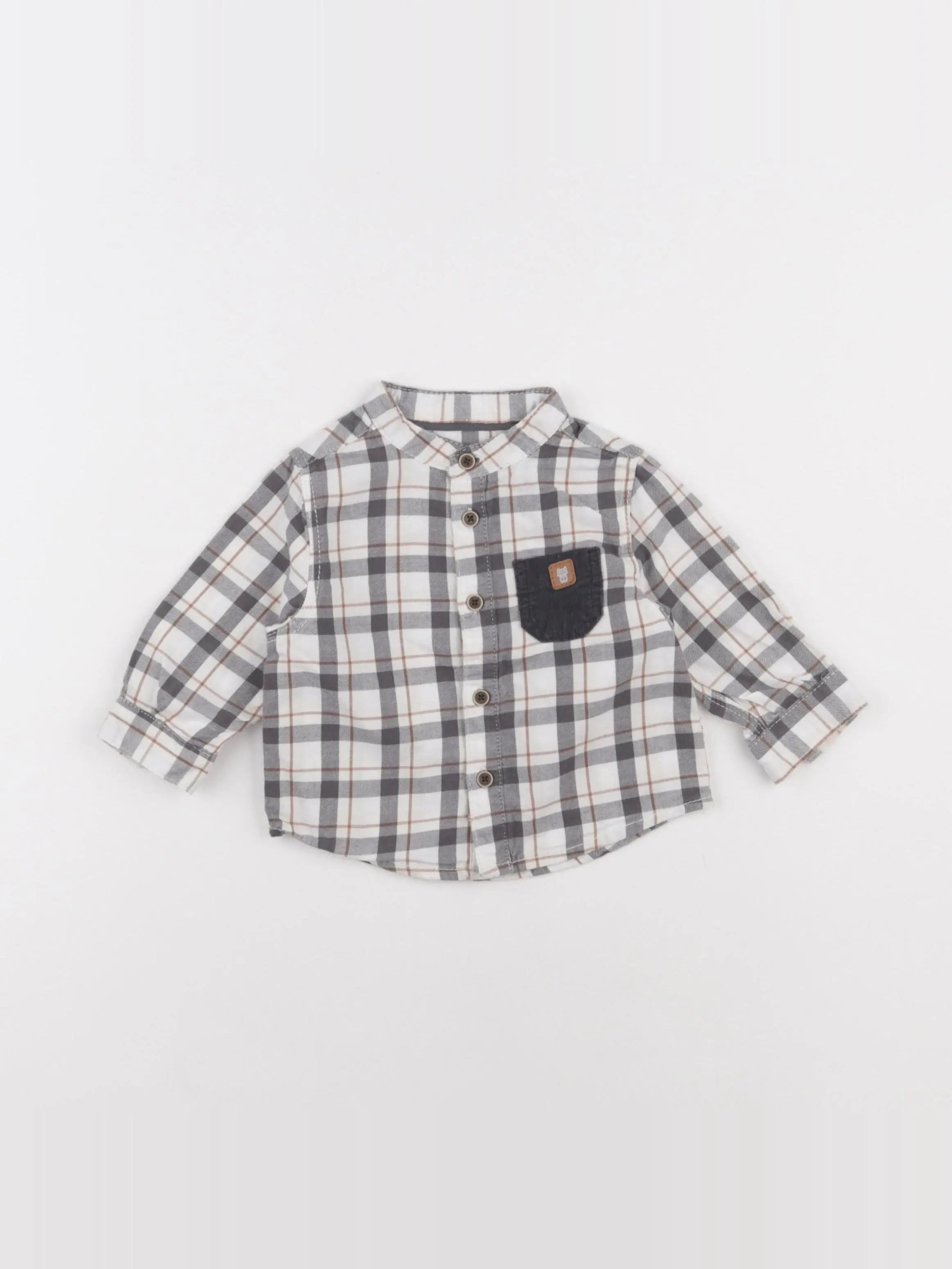 Obaïbi - chemise multicolore - 6 mois