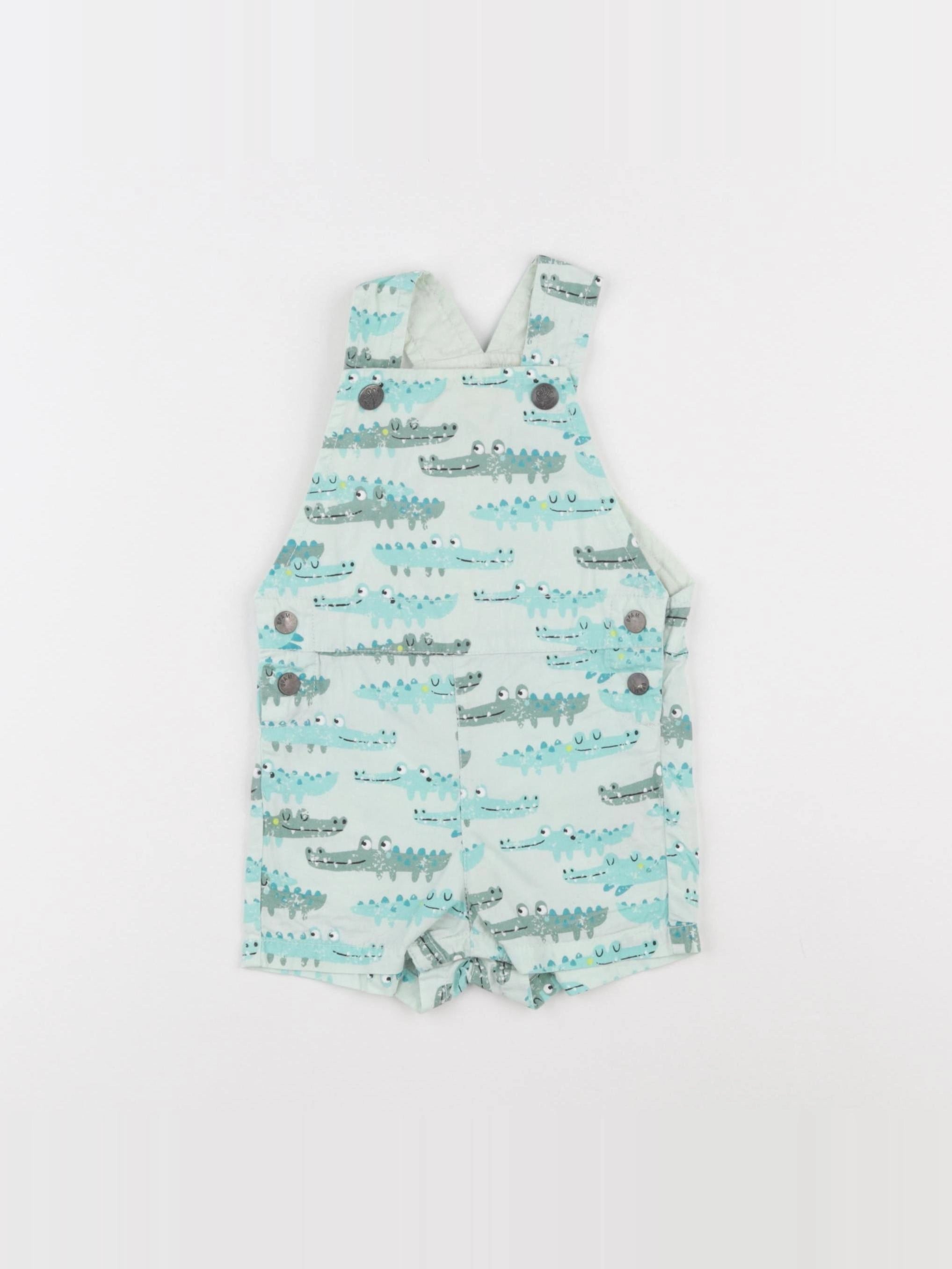 DPAM - salopette vert - 6 mois