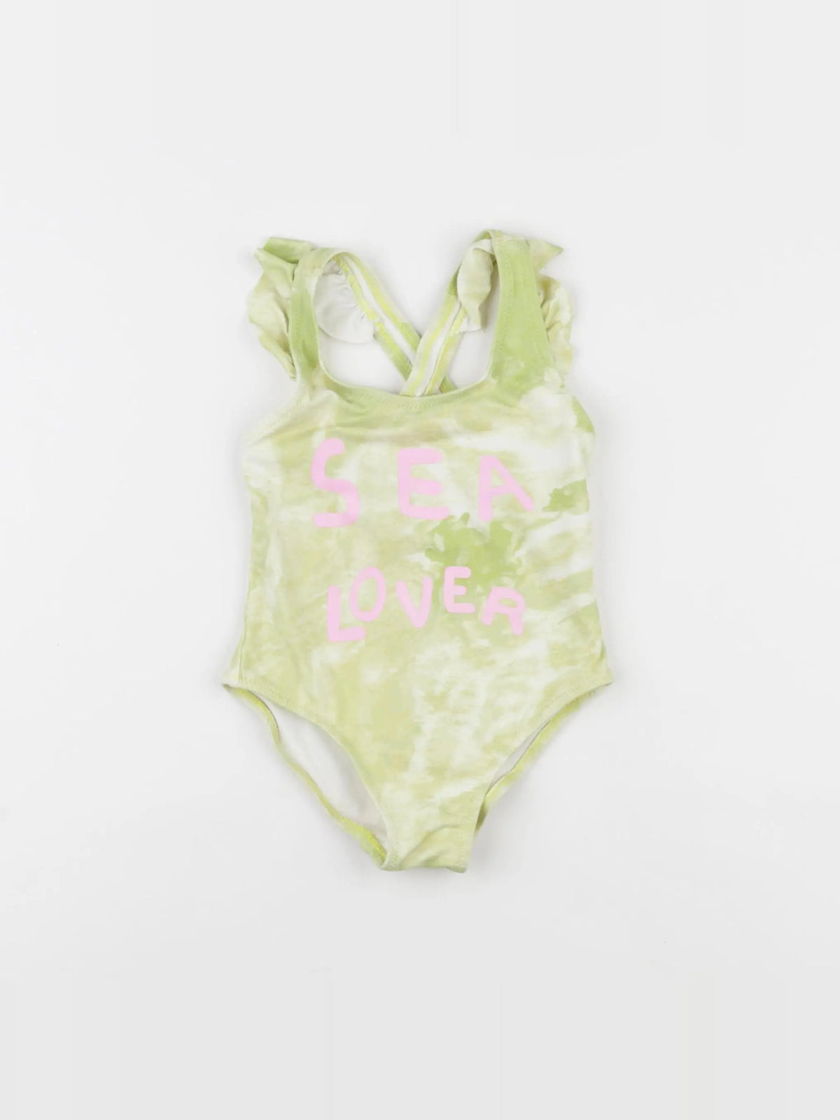 Zara - maillot de bain jaune - 24 mois