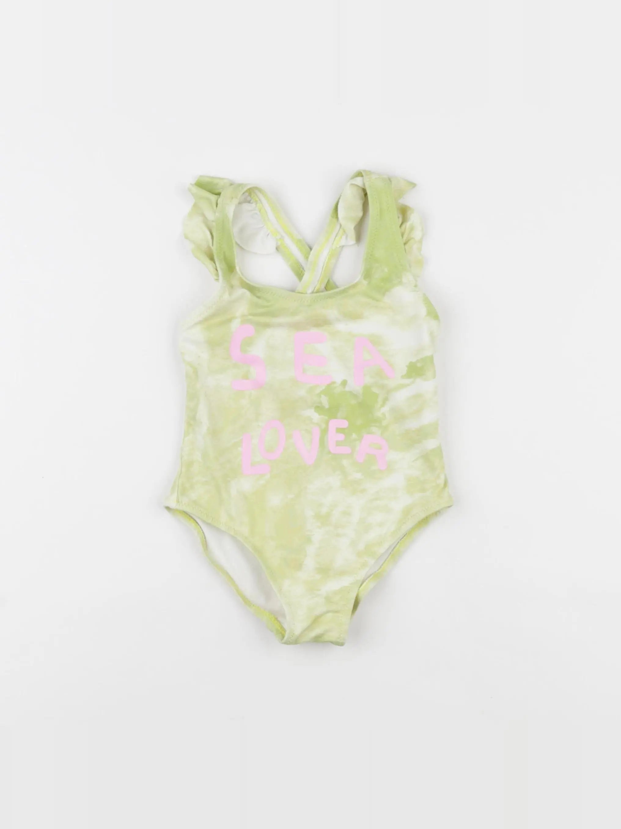 Zara - maillot de bain jaune - 24 mois