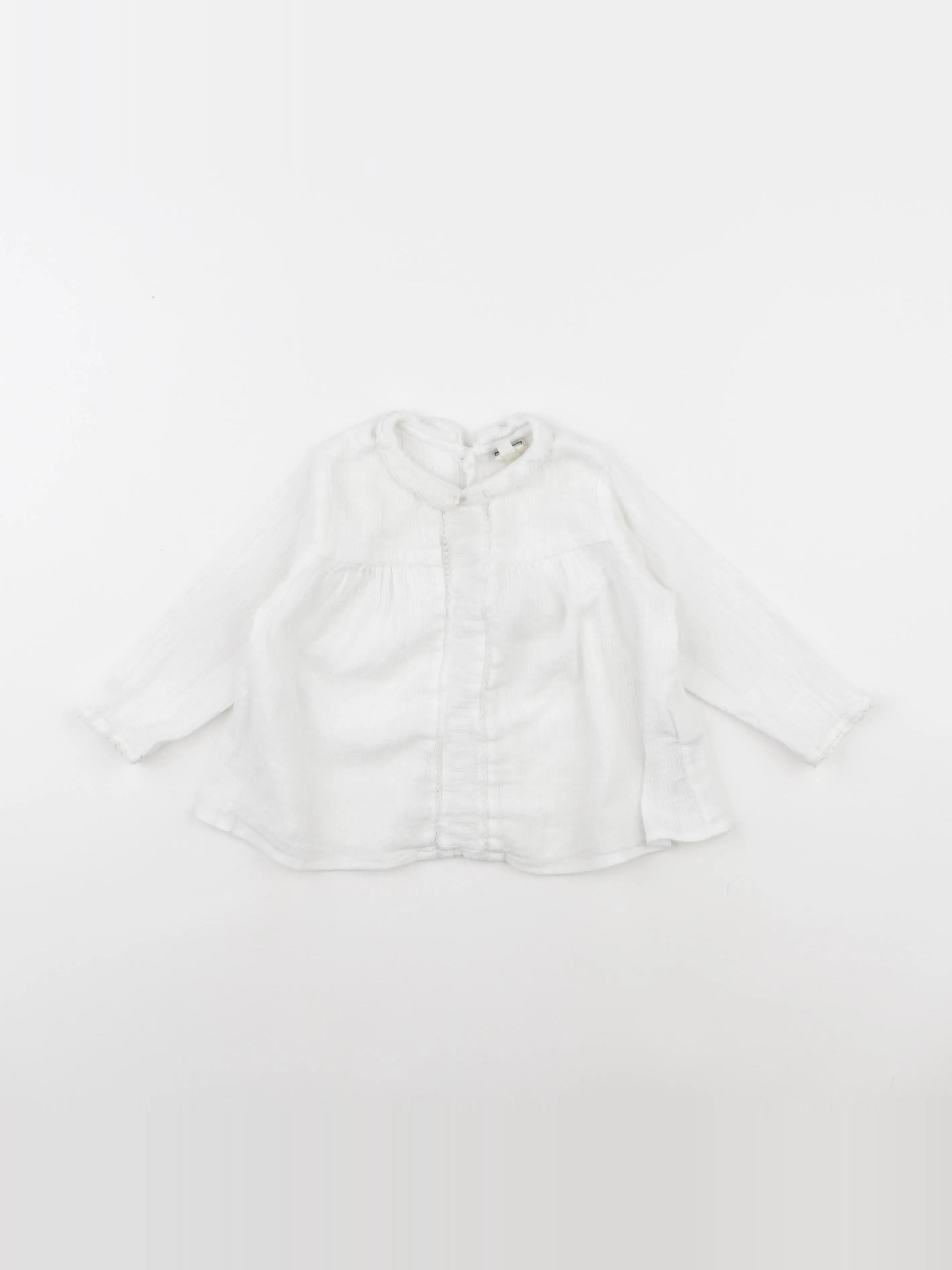 Bonton - blouse blanc - 18 mois