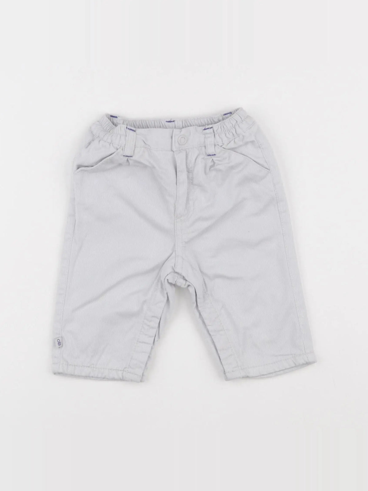 Obaïbi - pantalon gris - 3 mois
