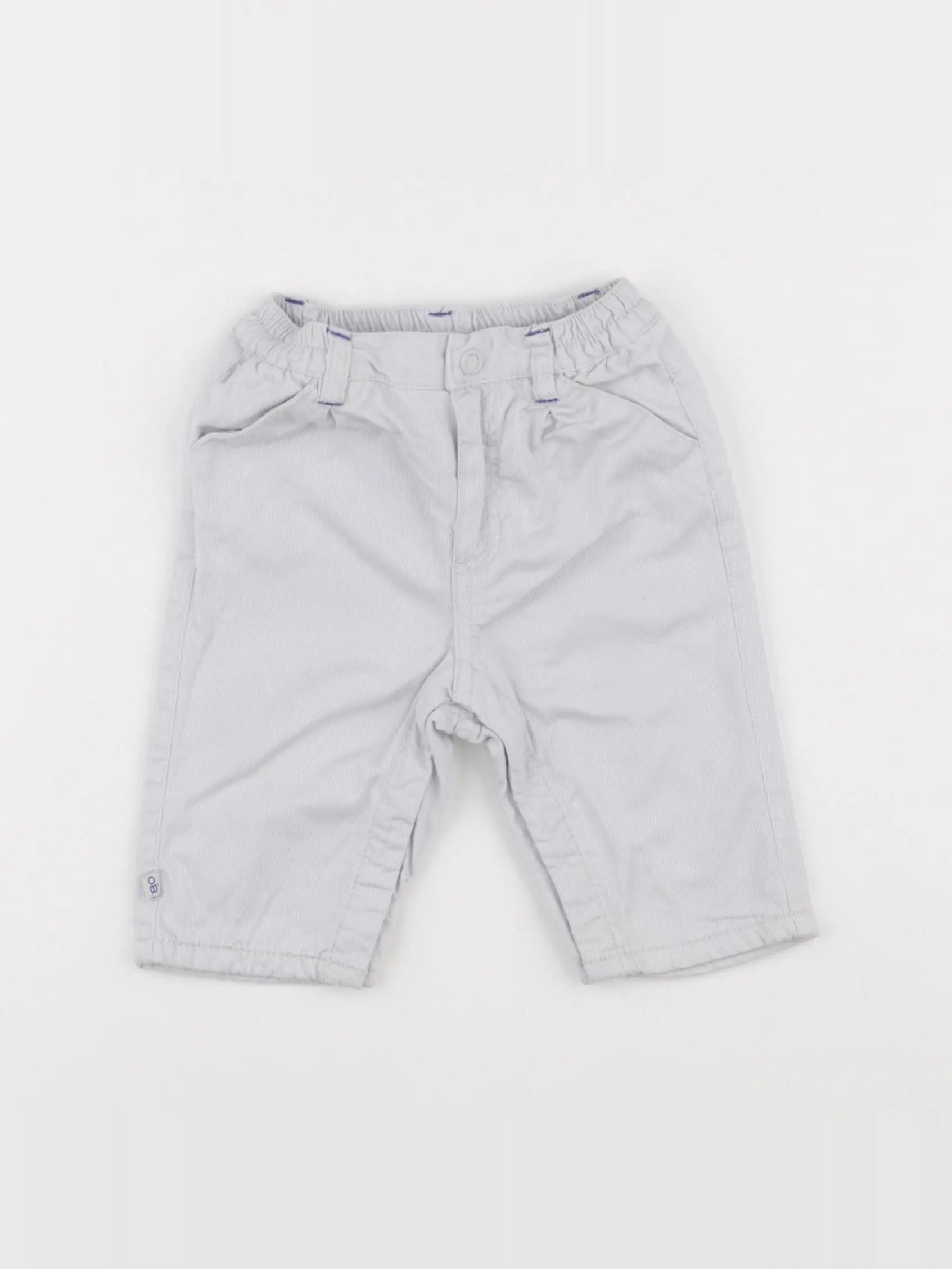 Obaïbi - pantalon gris - 3 mois