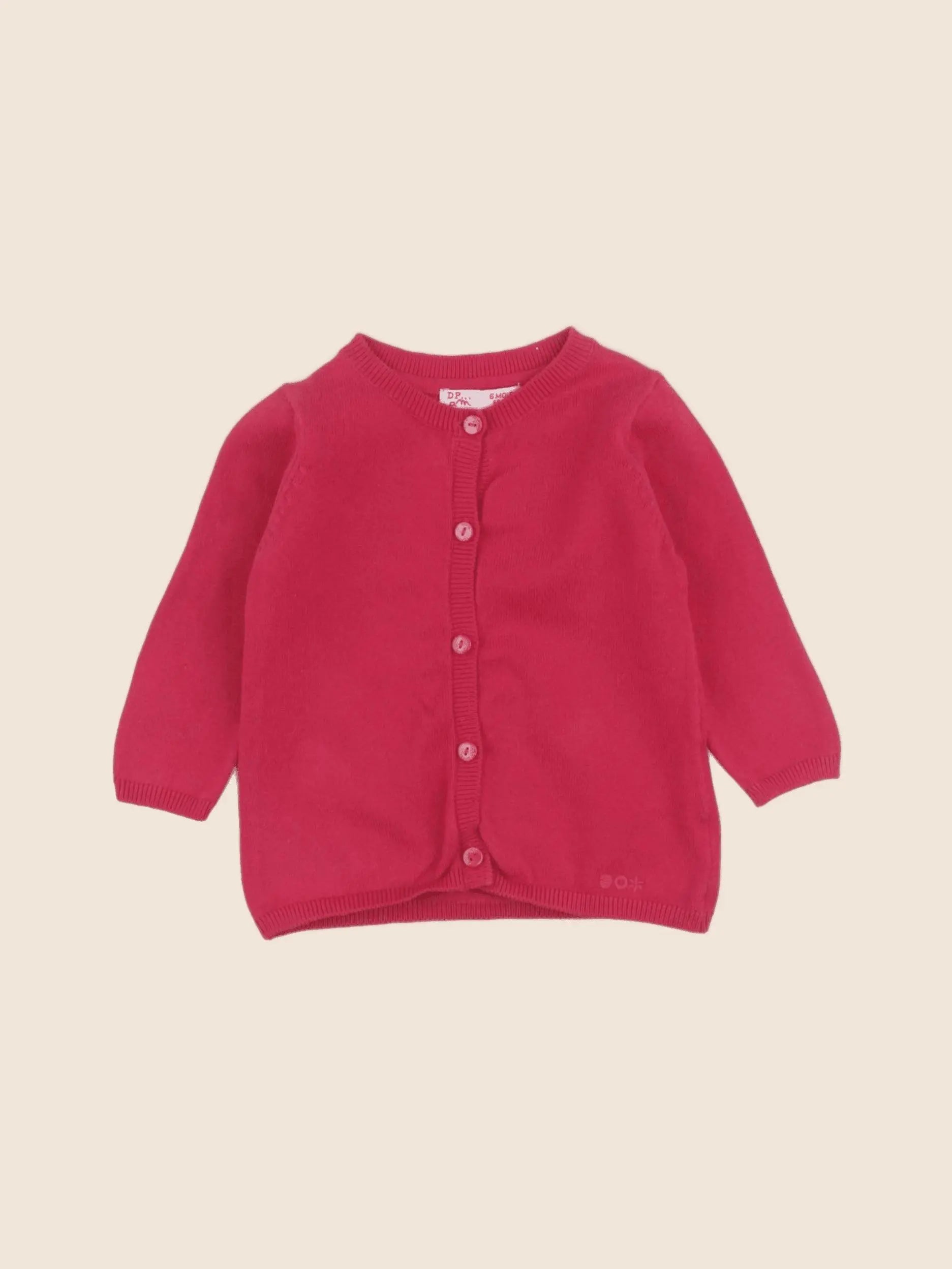 DPAM - gilet rose - 6 mois