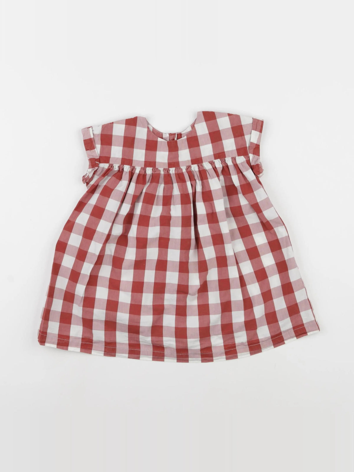 Petit Bateau - robe marron - 18 mois