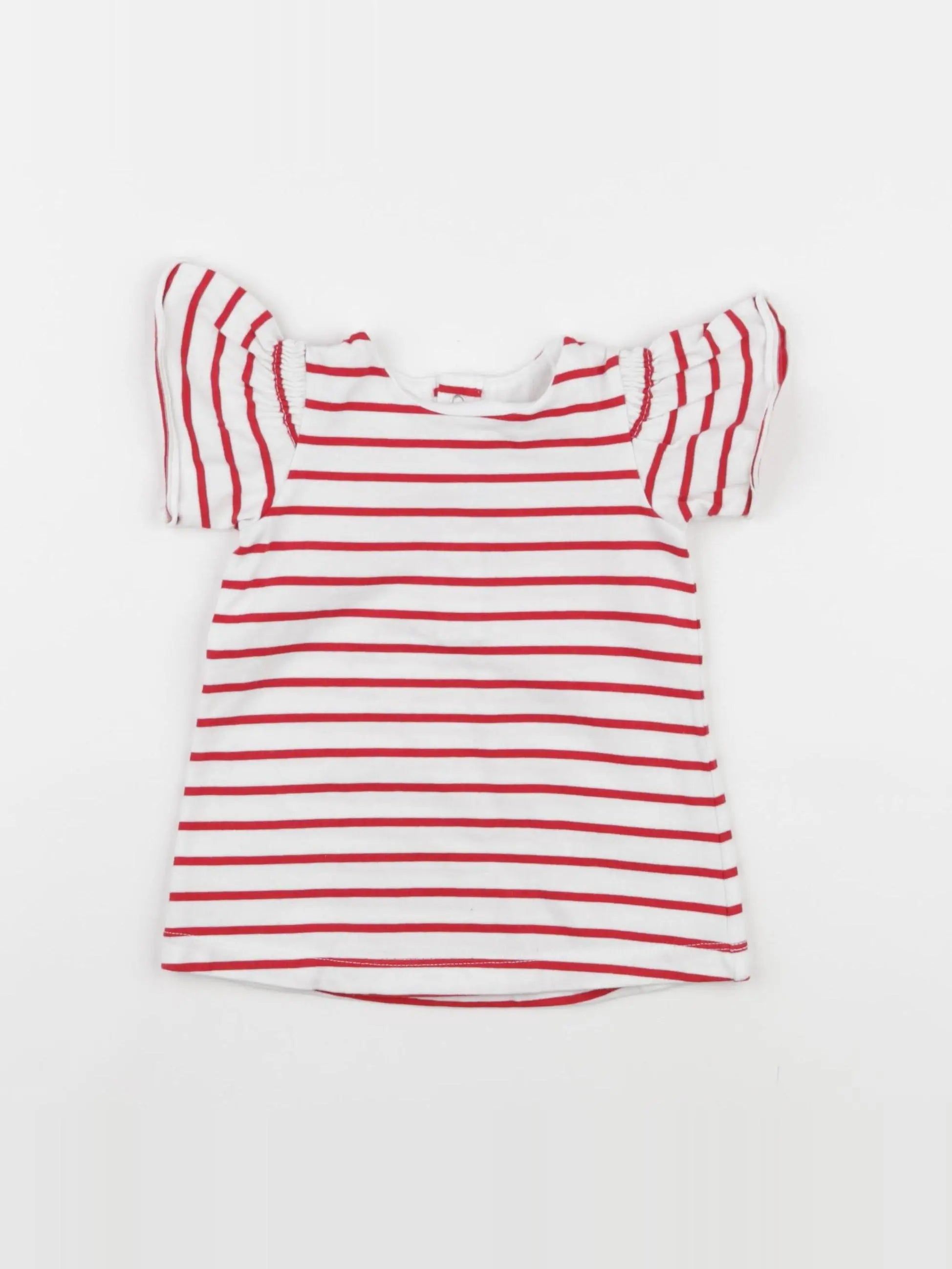 Jacadi - tee-shirt rouge - 6 mois