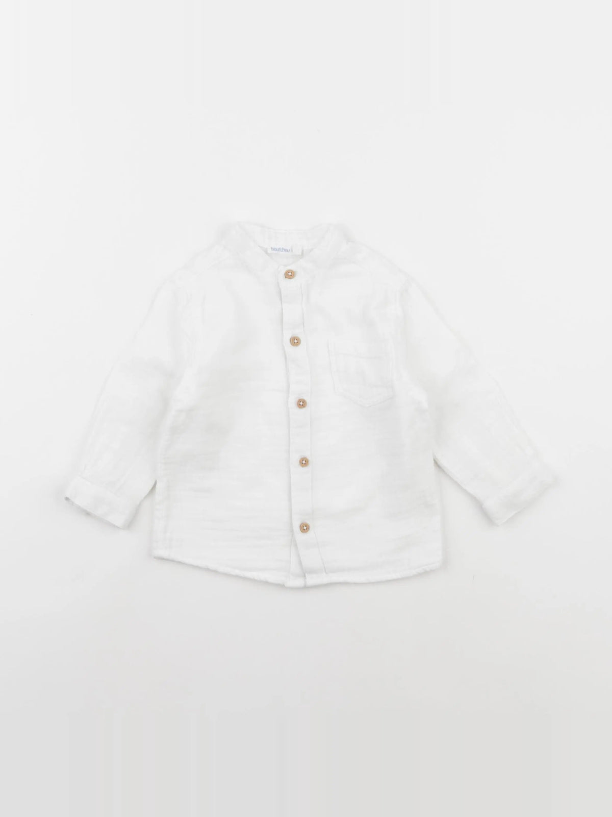 Boutchou - chemise blanc - 9 mois
